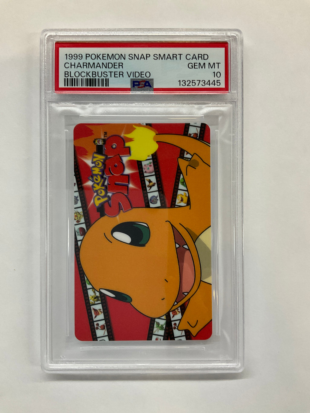 1999 Pokemon Snap Smart Card Charmander PSA 10