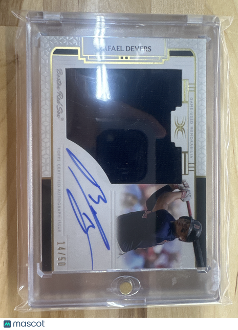 2024 Topps Definitive Rafael Devers Patch Auto /50