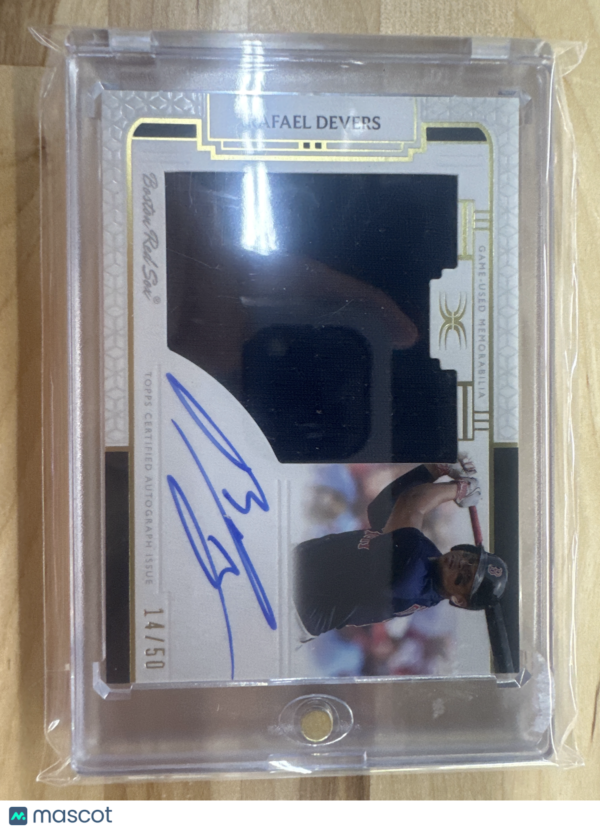 2024 Topps Definitive Rafael Devers Patch Auto /50