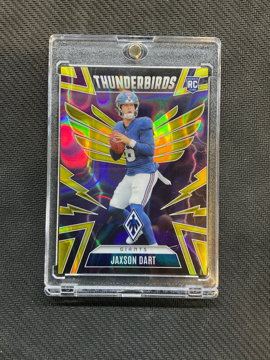 2025 Phoenix Jaxson Dart Thunderbirds Yellow /99 Giants