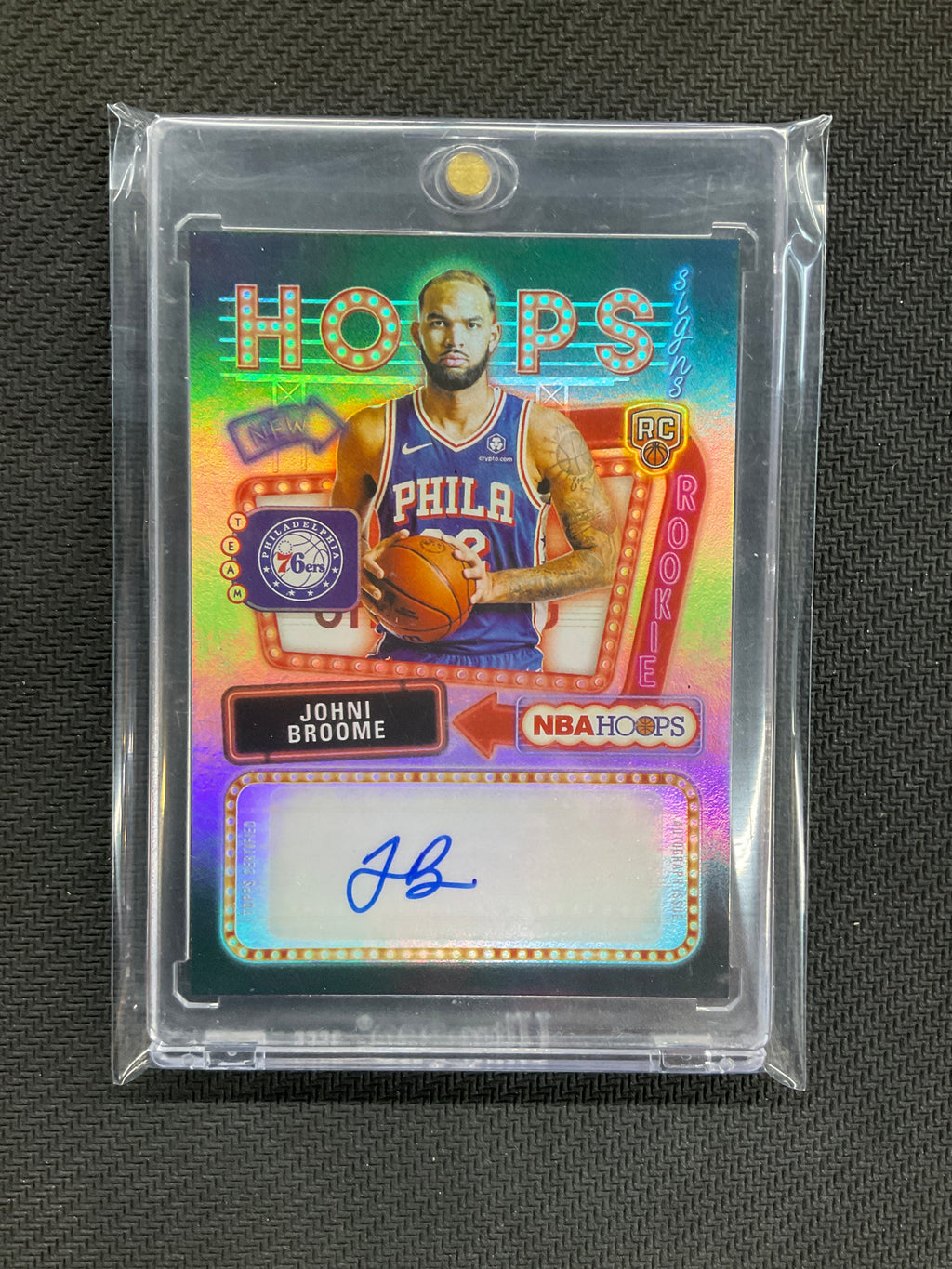 2026 NBA Hoops Johni Broome Rookie First Signs Auto 76ers