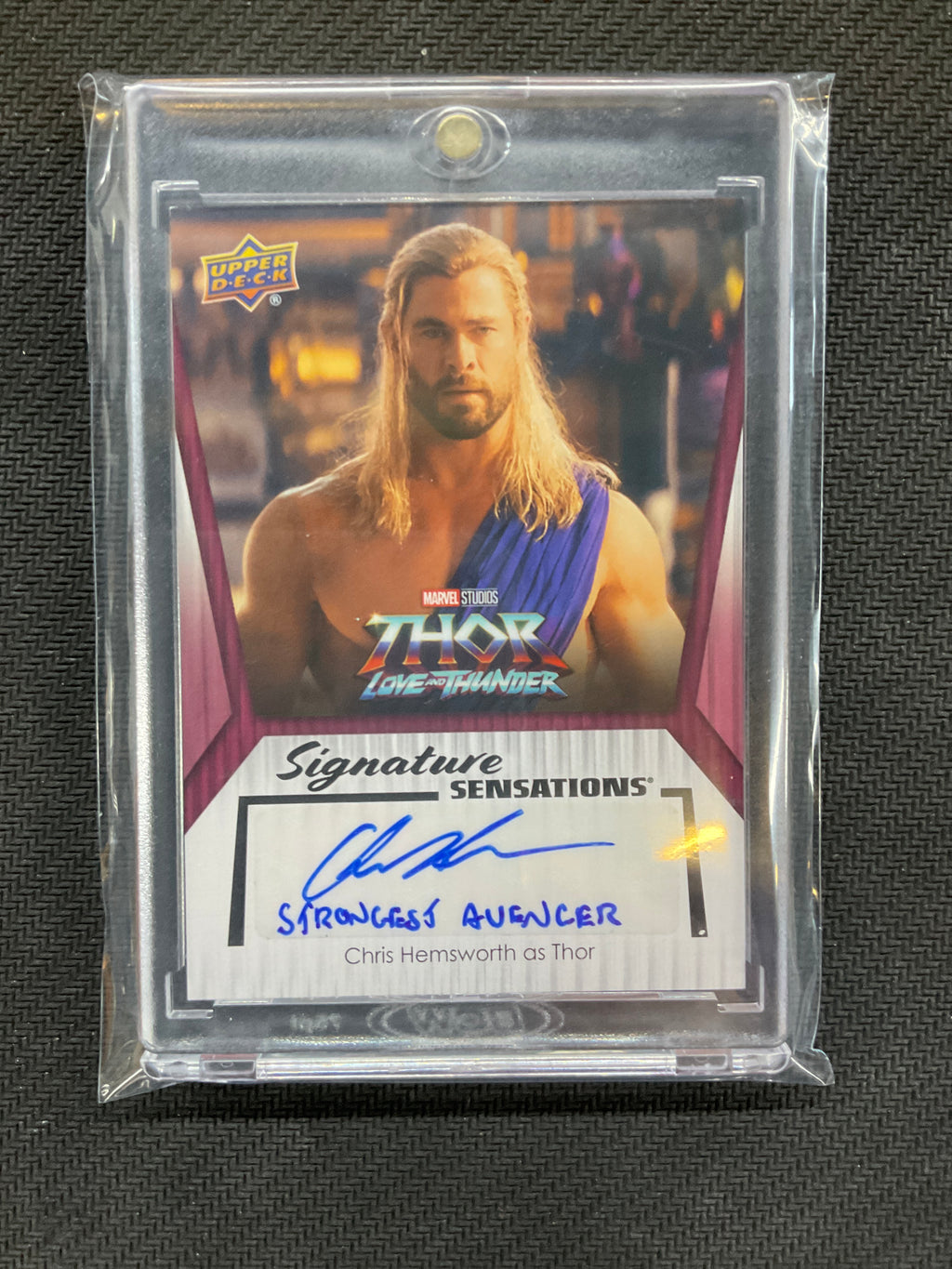 2024 Upper Deck Chirs Hemsworth Signature Sensations Auto Strongest Avenger