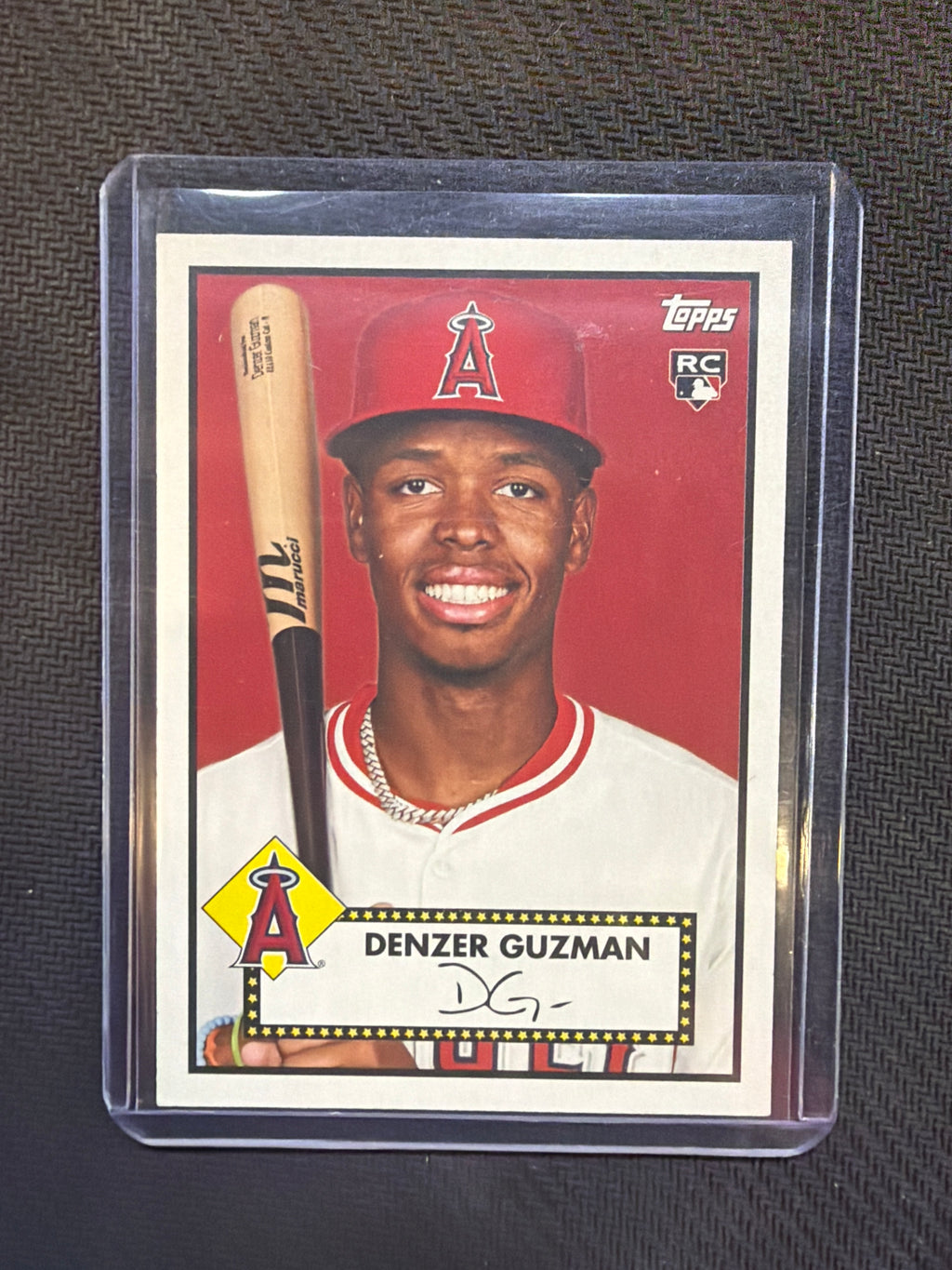 2026 Topps Series 2 Denzer Guzman 1952 Variation SSP Rookie Angels