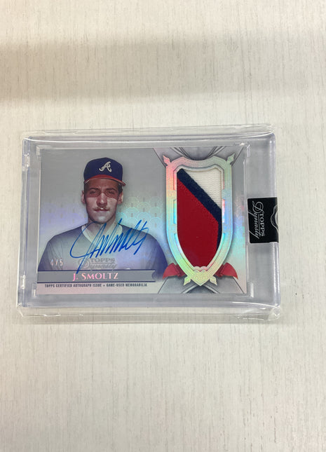 2024 Topps Dynasty John Smoltz Patch Auto /5 Braves