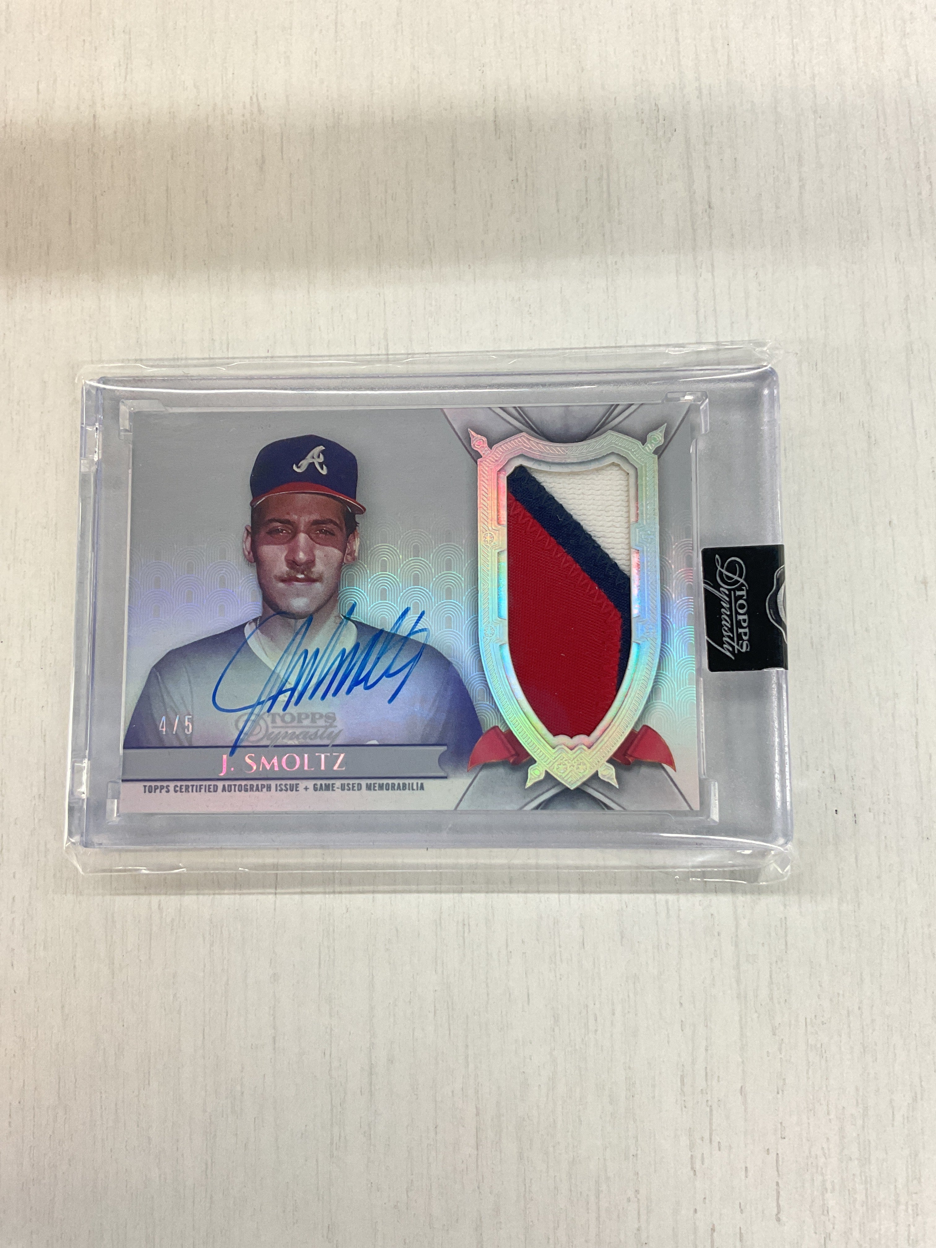 2024 Topps Dynasty John Smoltz Patch Auto /5 Braves