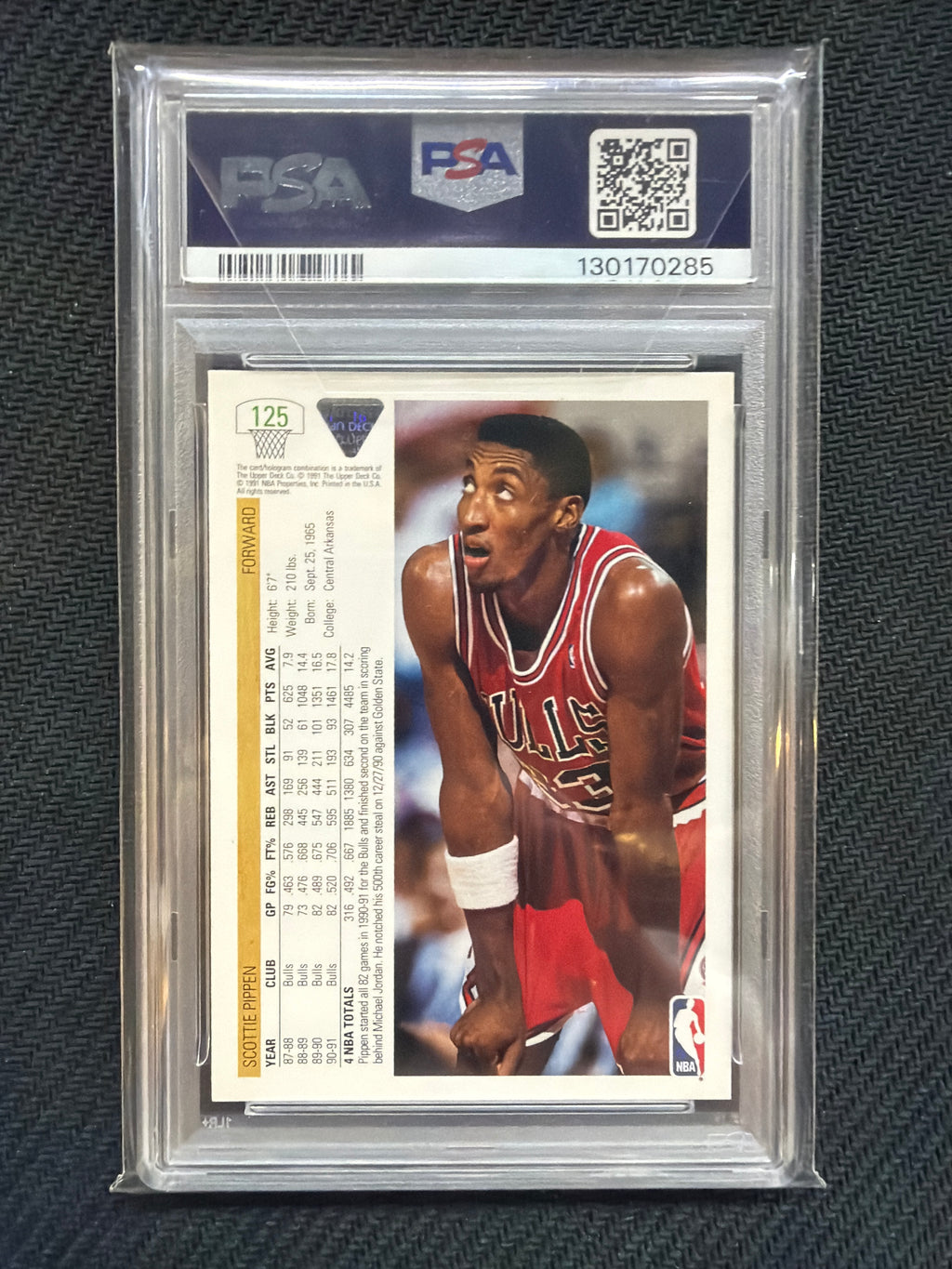 1991 Upper Deck Scottie Barnes #125 PSA 10 Bulls
