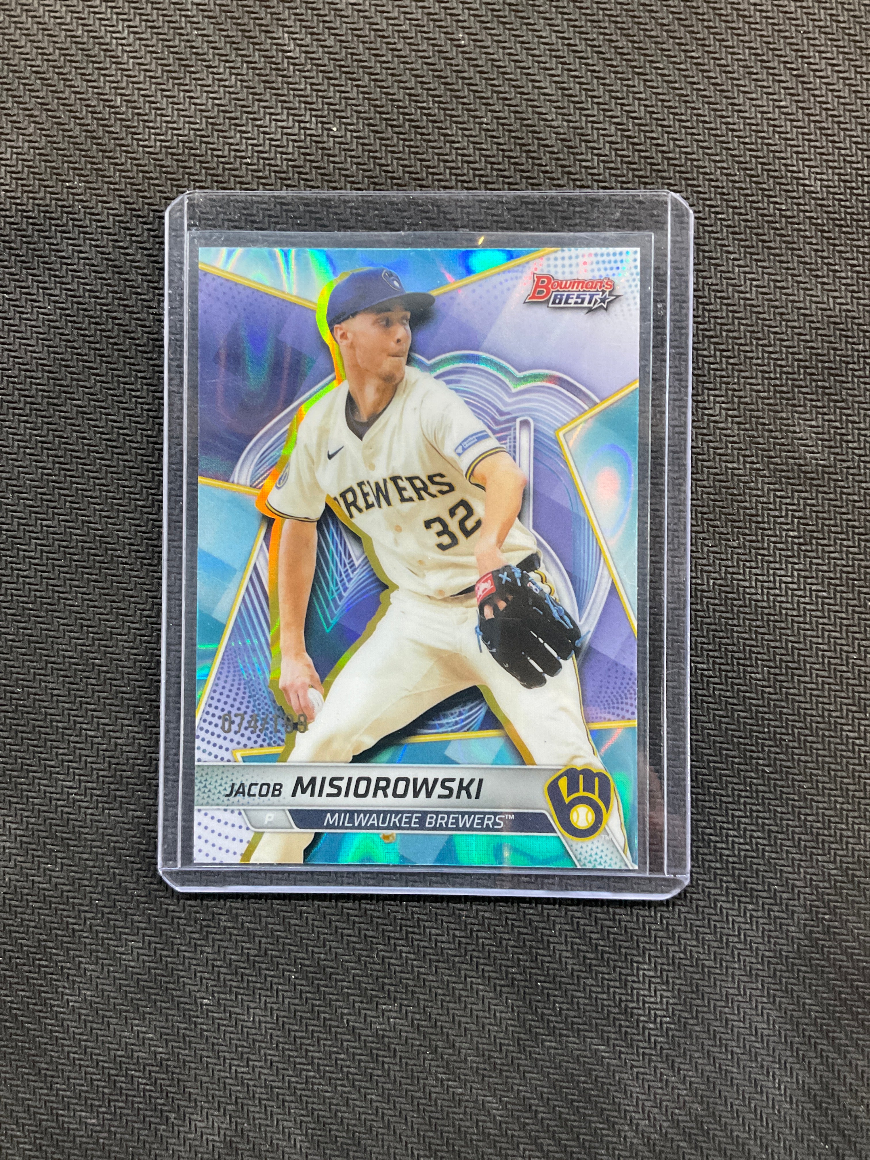 2025 Bowman Best Jacob Misiorowski /199 Brewers Rookie