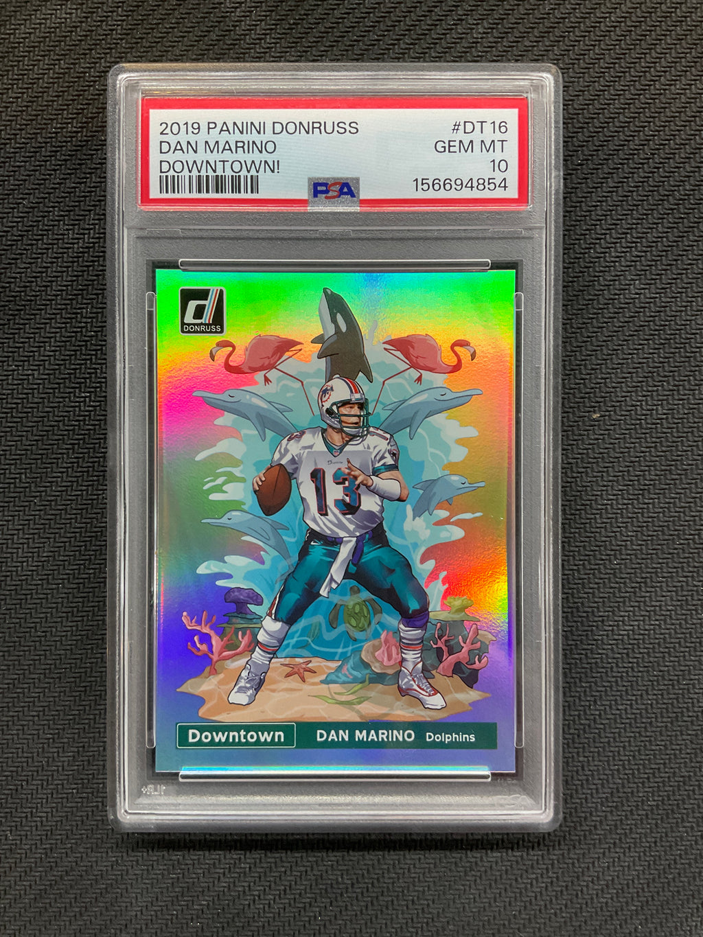 2019 Panini Donruss Dan Marino #DT16 Downtown! PSA 10 854