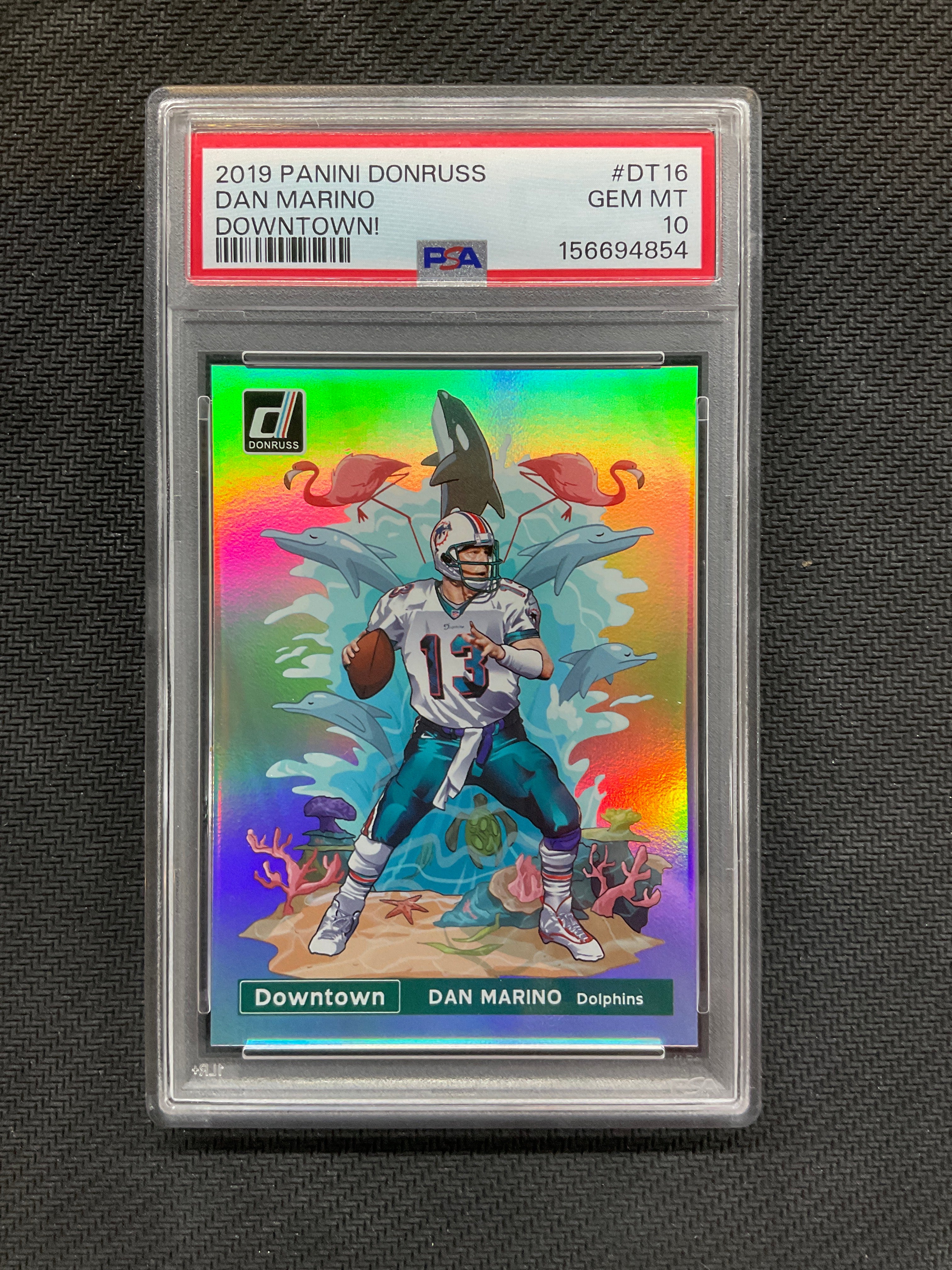 2019 Panini Donruss Dan Marino #DT16 Downtown! PSA 10 854