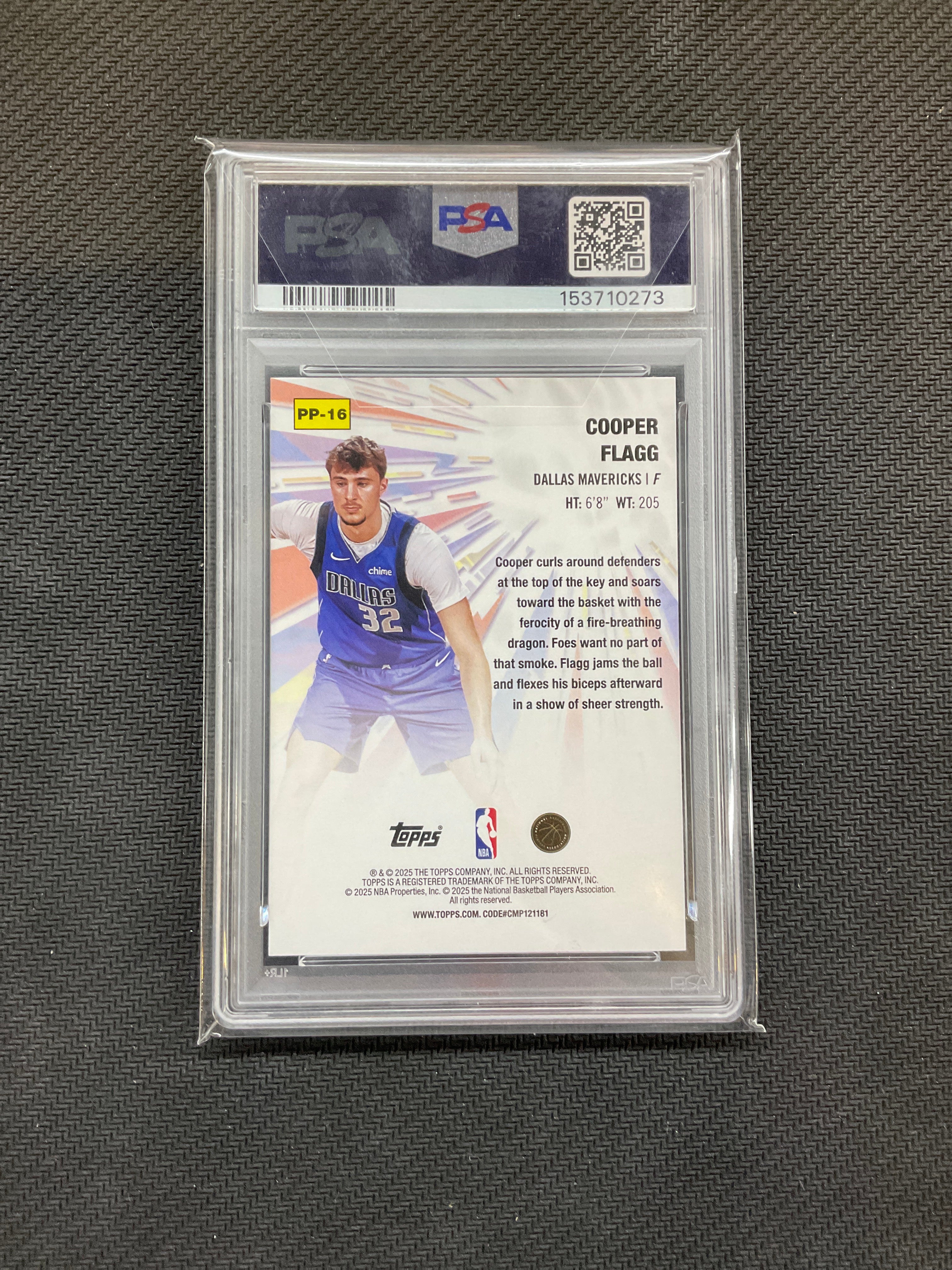 2025 Topps Cooper Flagg Power Players PSA 10 273