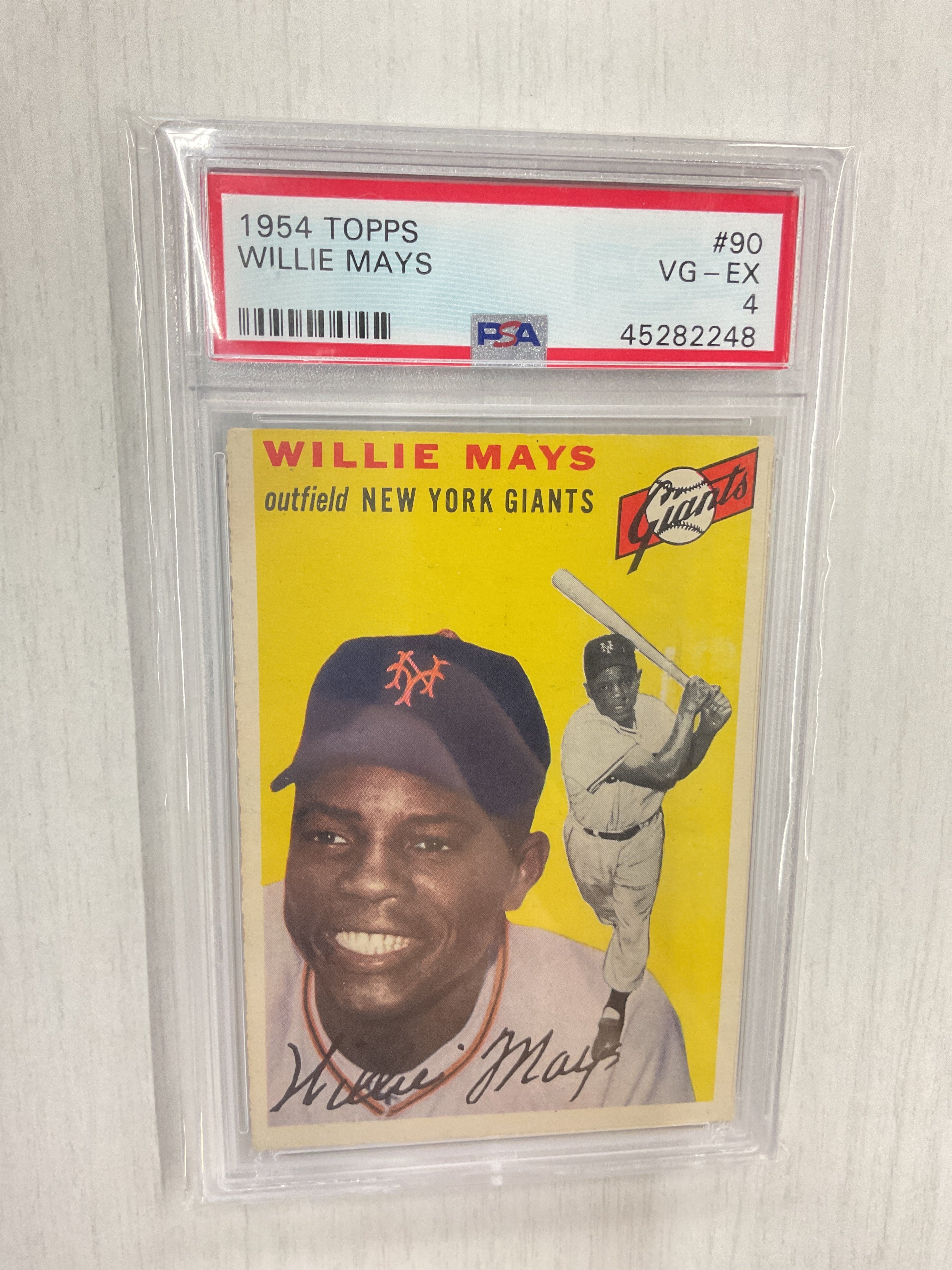 1954 Topps Willie Mays #90 PSA 6 Giants