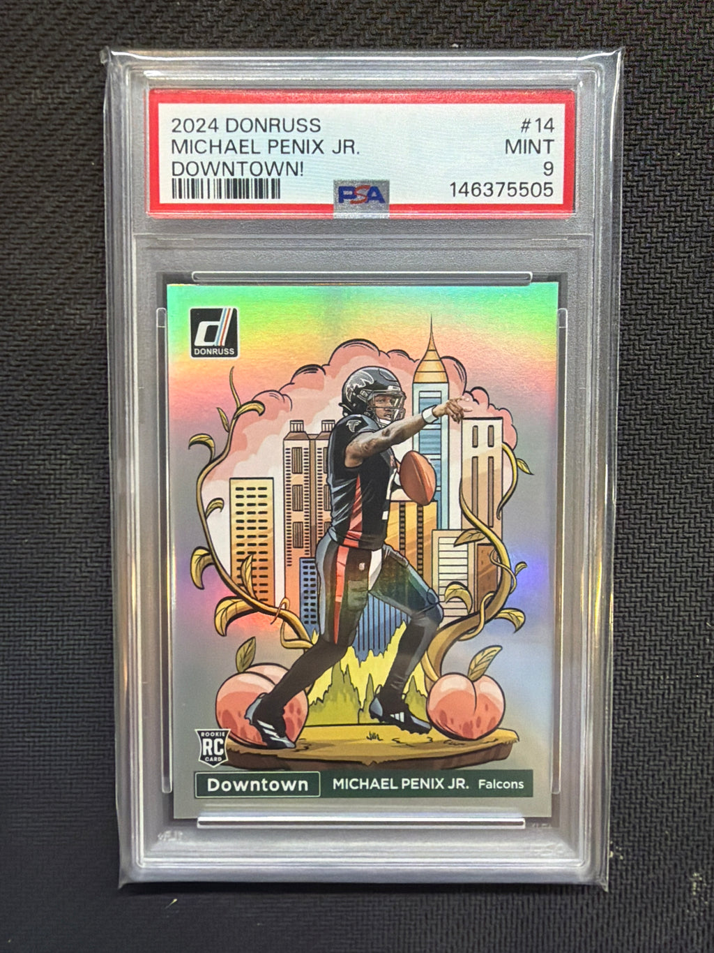 2024 Donruss Michael Penix Jr. Rookie Downtown! PSA 9 505