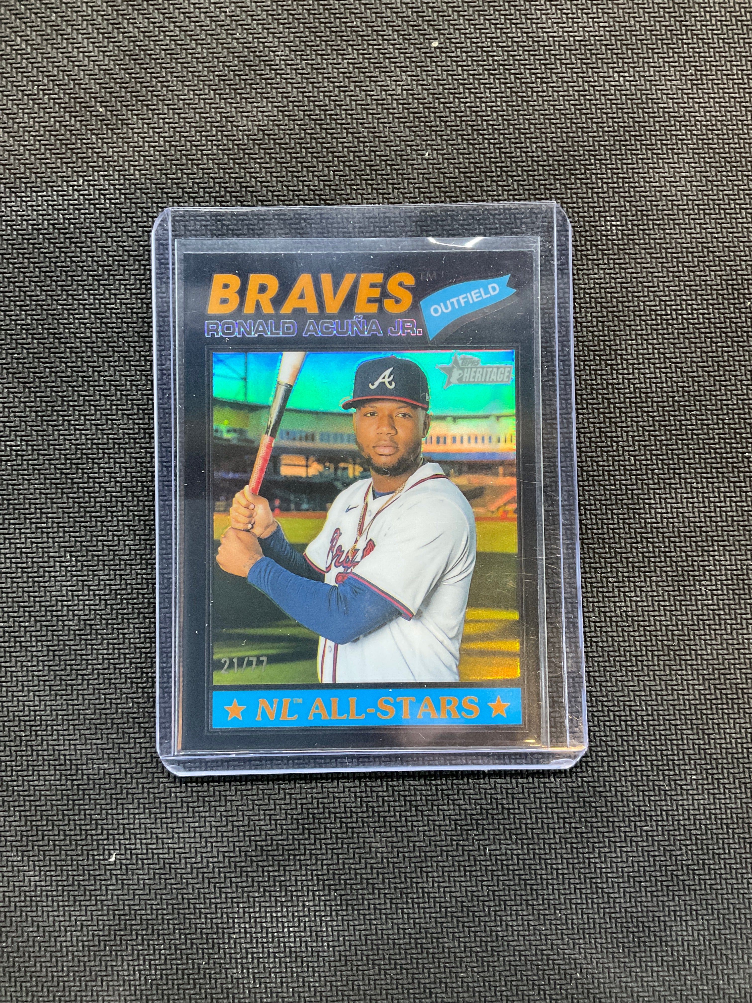 2026 Topps Heritage Ronald Acuna Jr. Black /77 Braves
