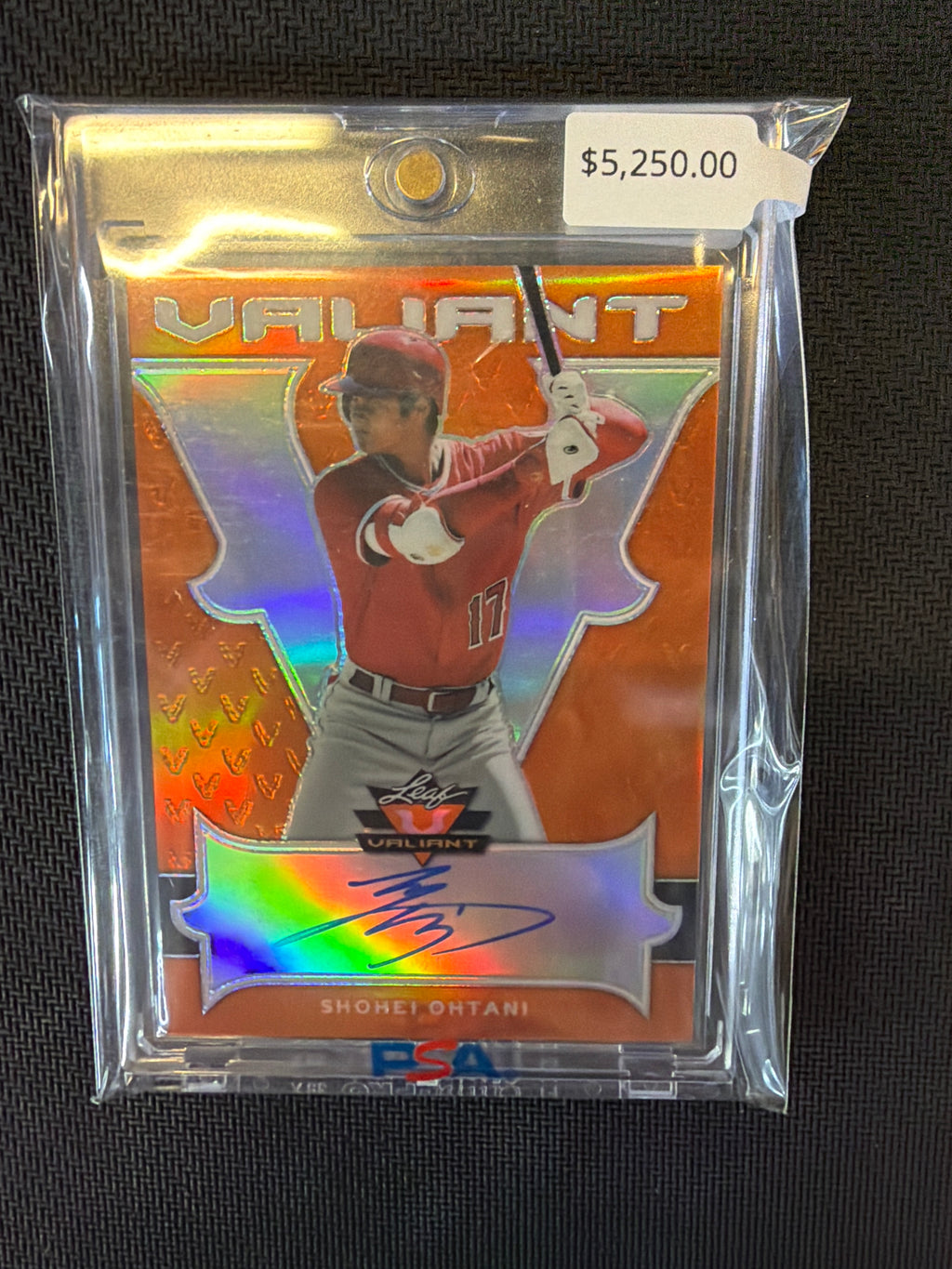 2018 Leaf Valiant Shohei Ohtani Rookie Auto /35 #BA-SO1 Angels