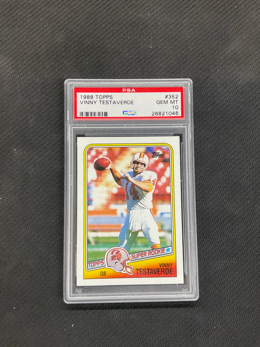 1988 Topps Vinny Testaverde Rookie PSA 10 #352