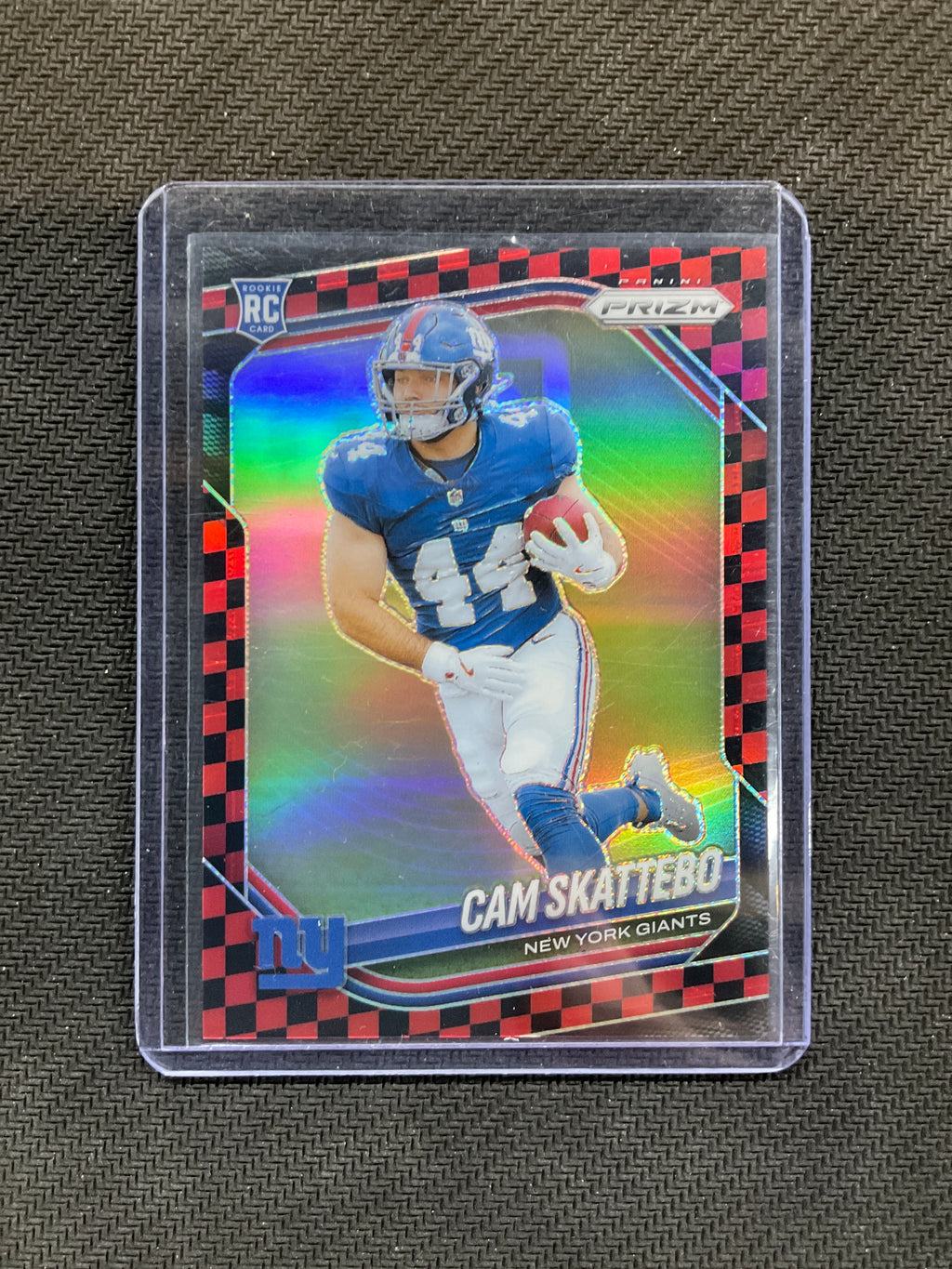 2025 Prizm Cam Skattebo Rookie Red Black #363 Giants