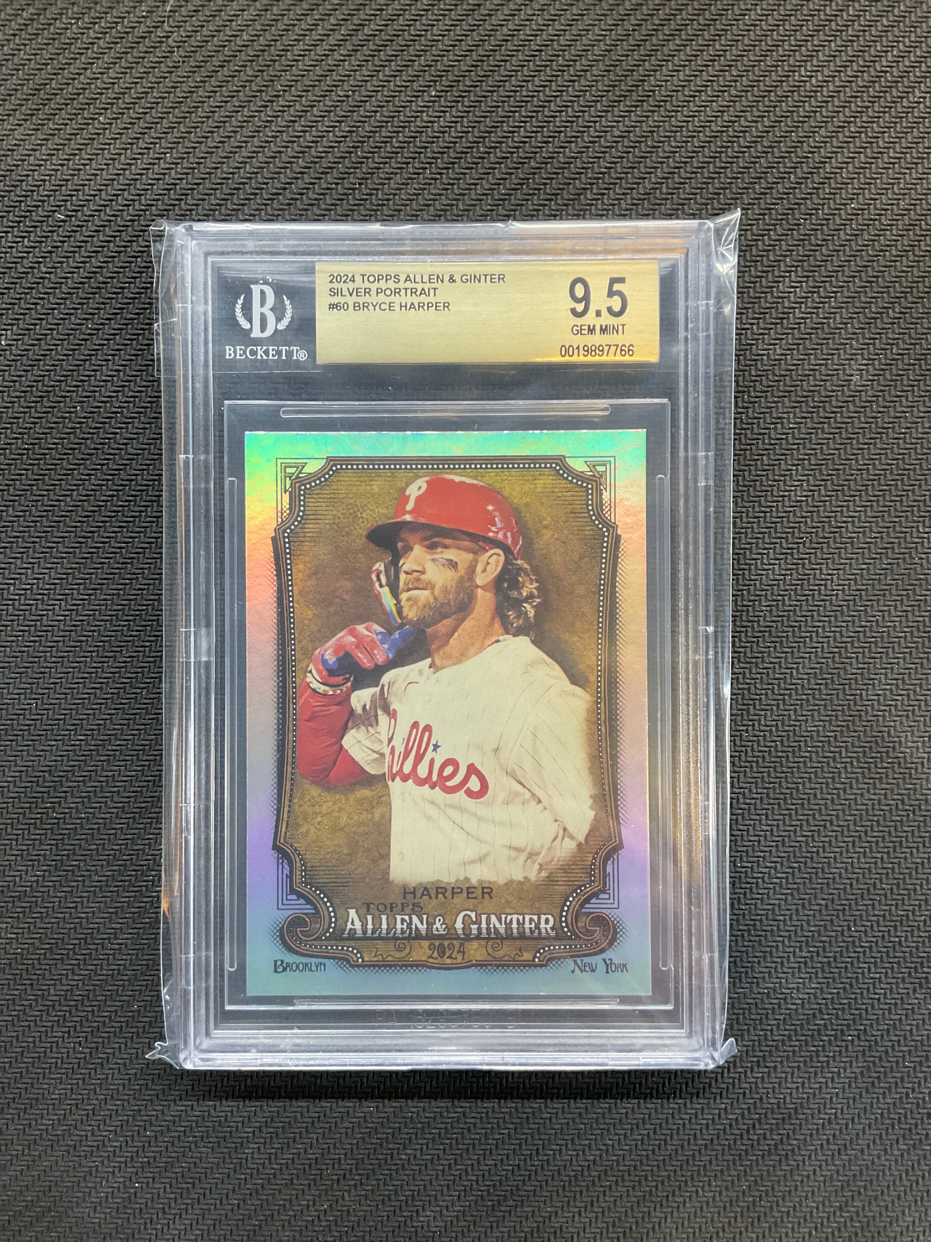2024 Topps Allen & Ginter Bryce Harper Silver Portrait BGS 9.5