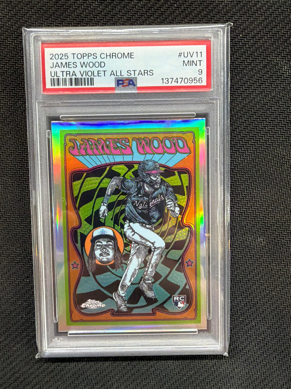 2025 Topsp Chrome James Wodod Ultra Violet All Stars PSA 9
