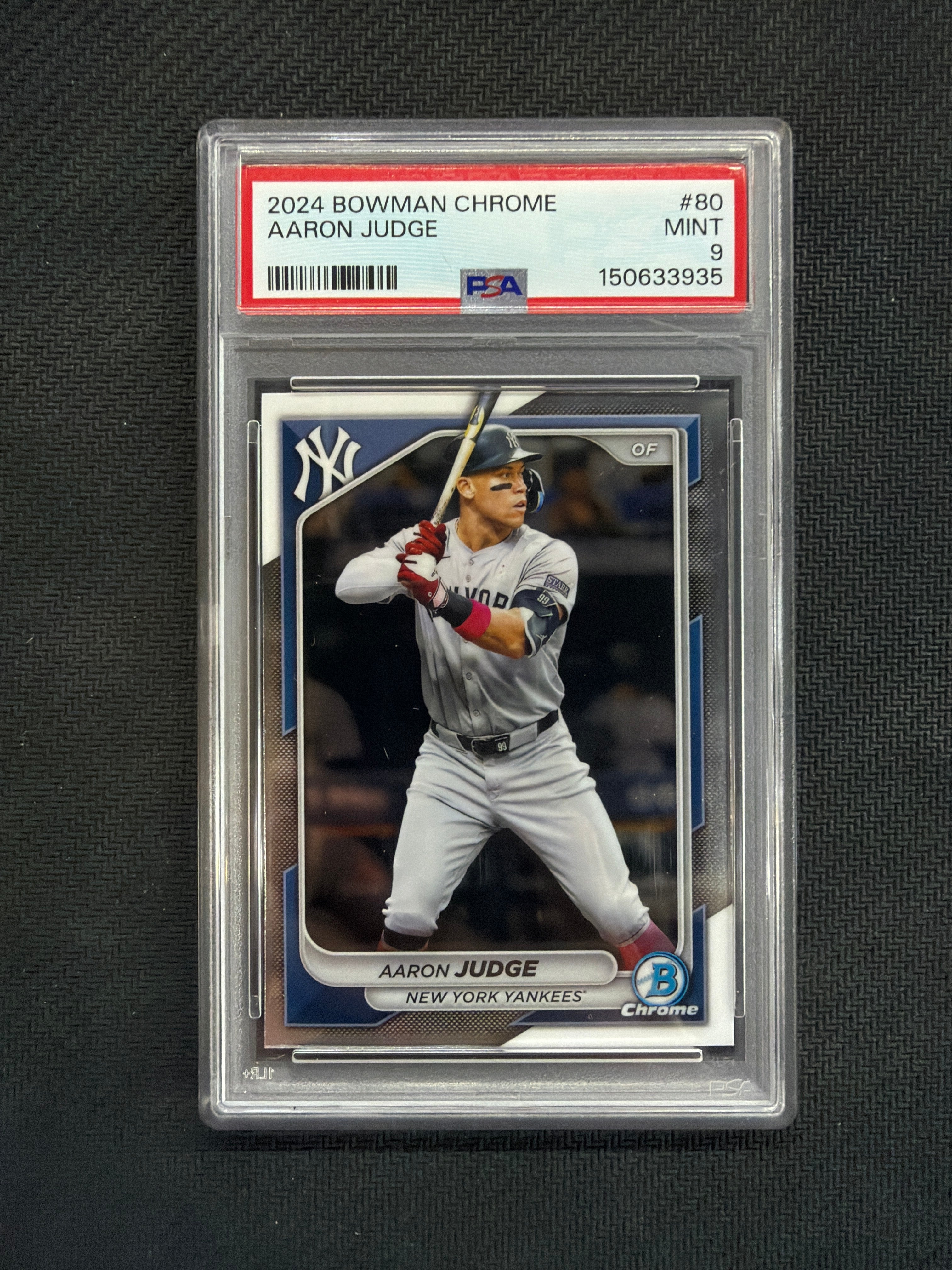 2024 Bowman Chrome Aaron Judge #80 PSA 9 Yankees