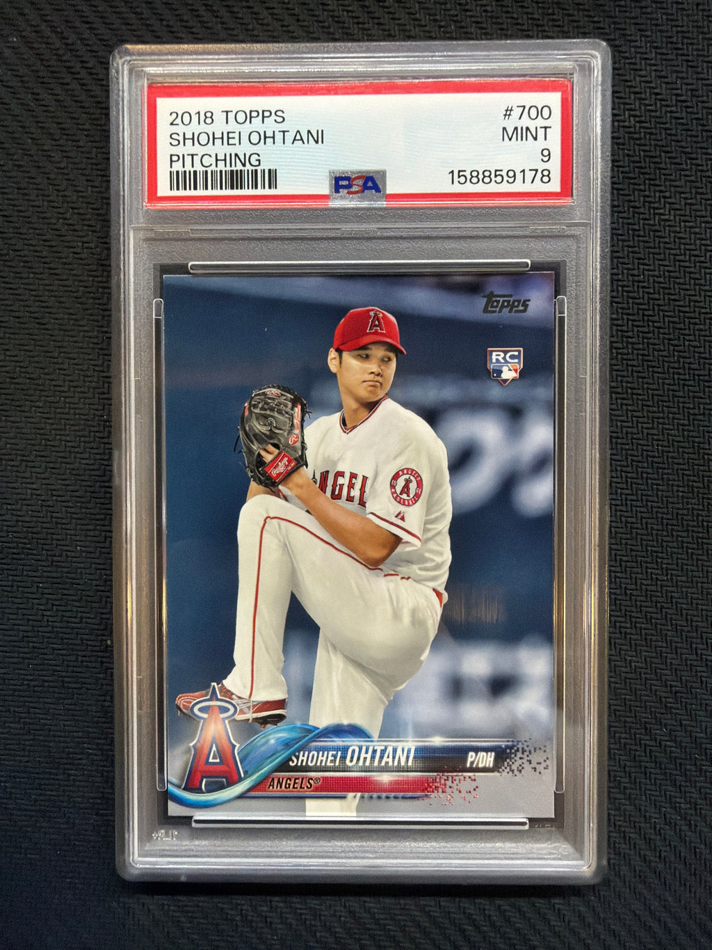 2018 Topps Shohei Ohtani Pitching PSA 9