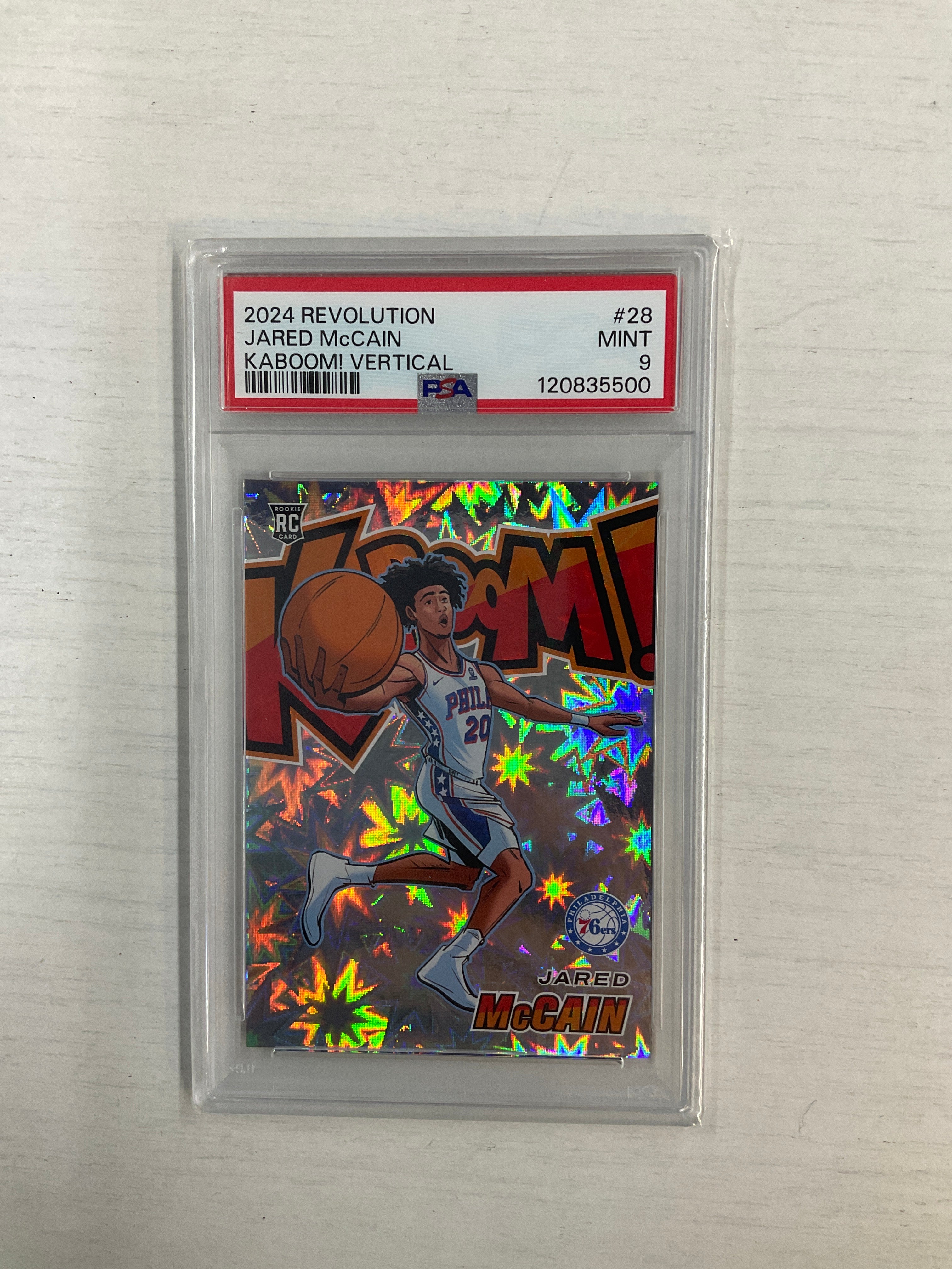 2024 Revolution Jared Mccain Vertical Kaboom! PSA 9