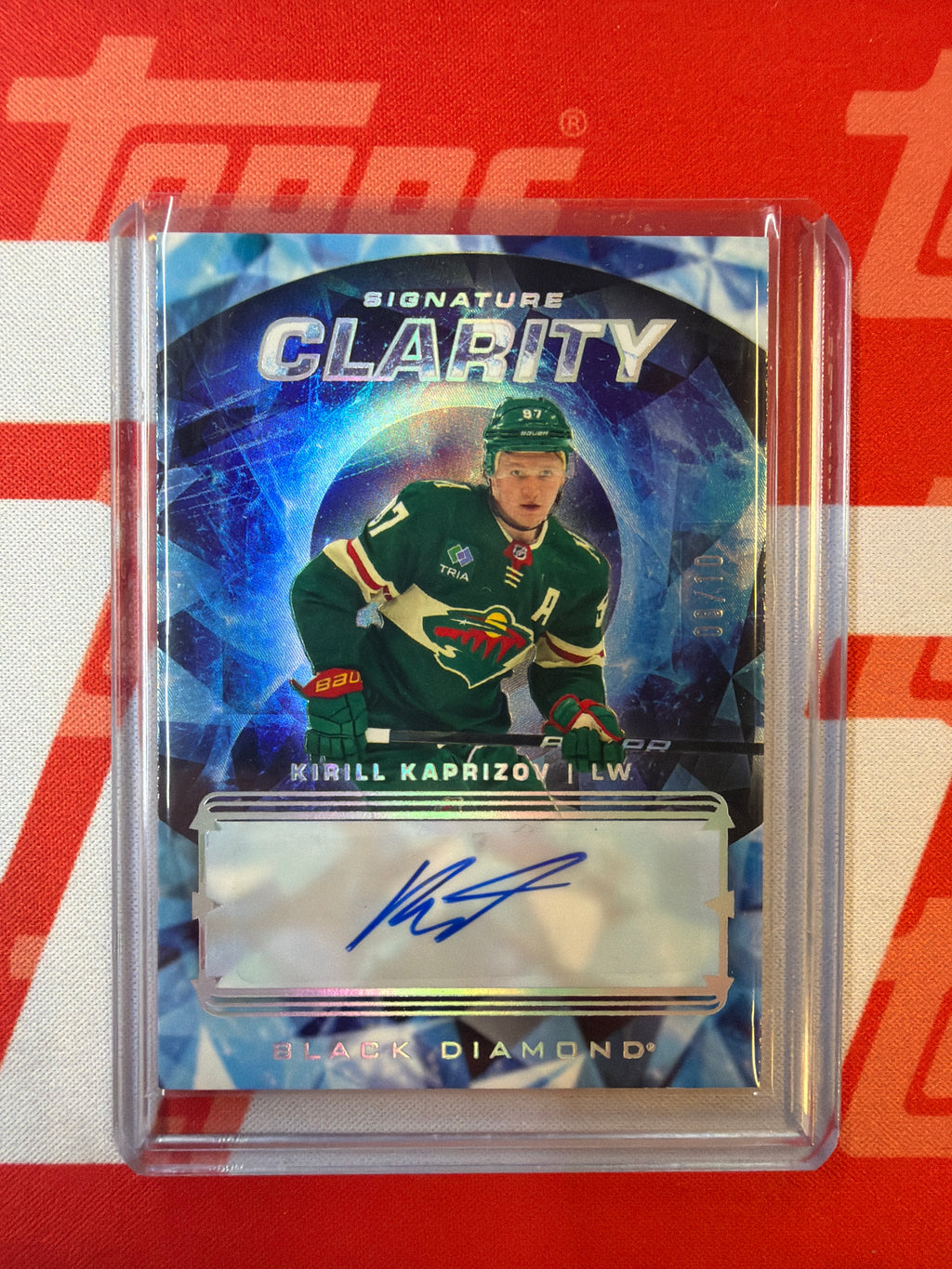 2024-25 Upper Deck Clarity Kirill Kaprizov Auto /10