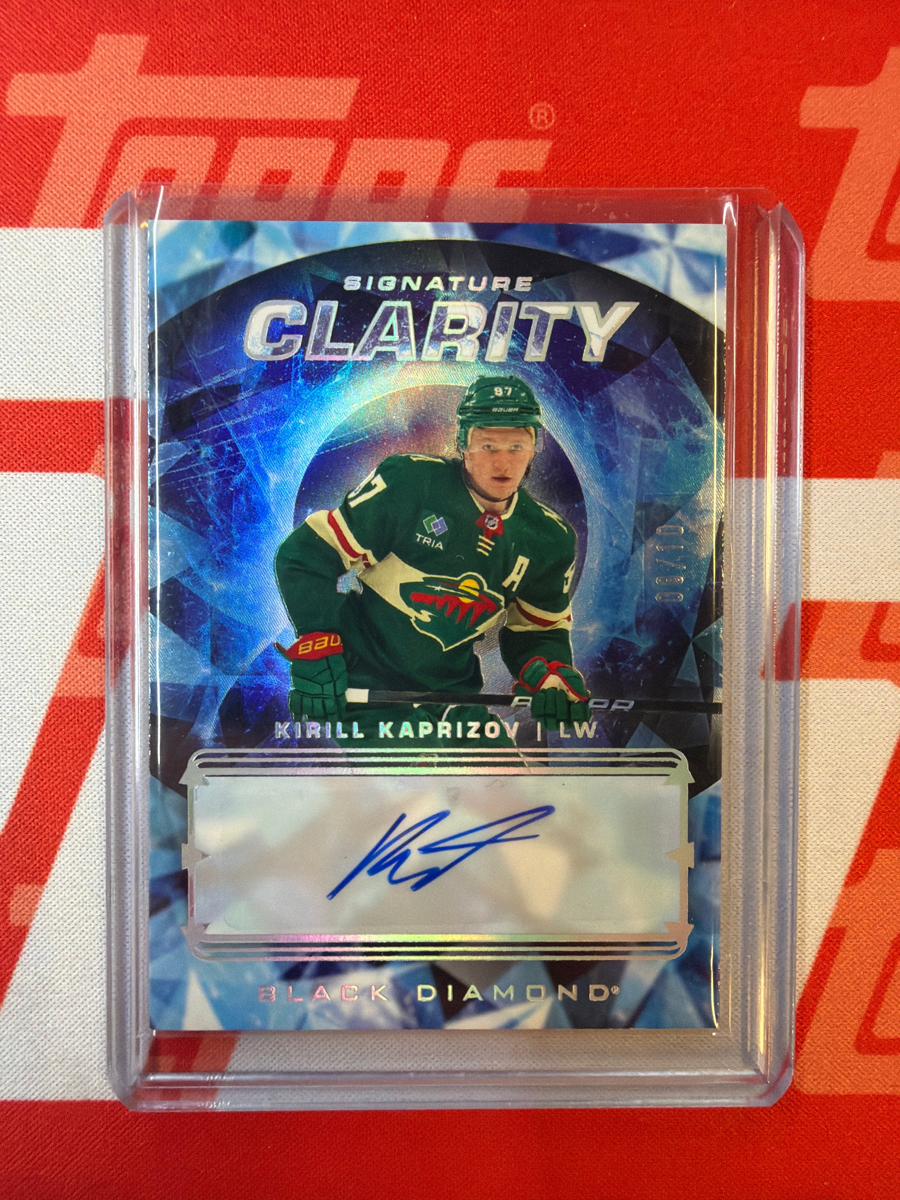 2024-25 Upper Deck Clarity Kirill Kaprizov Auto /10