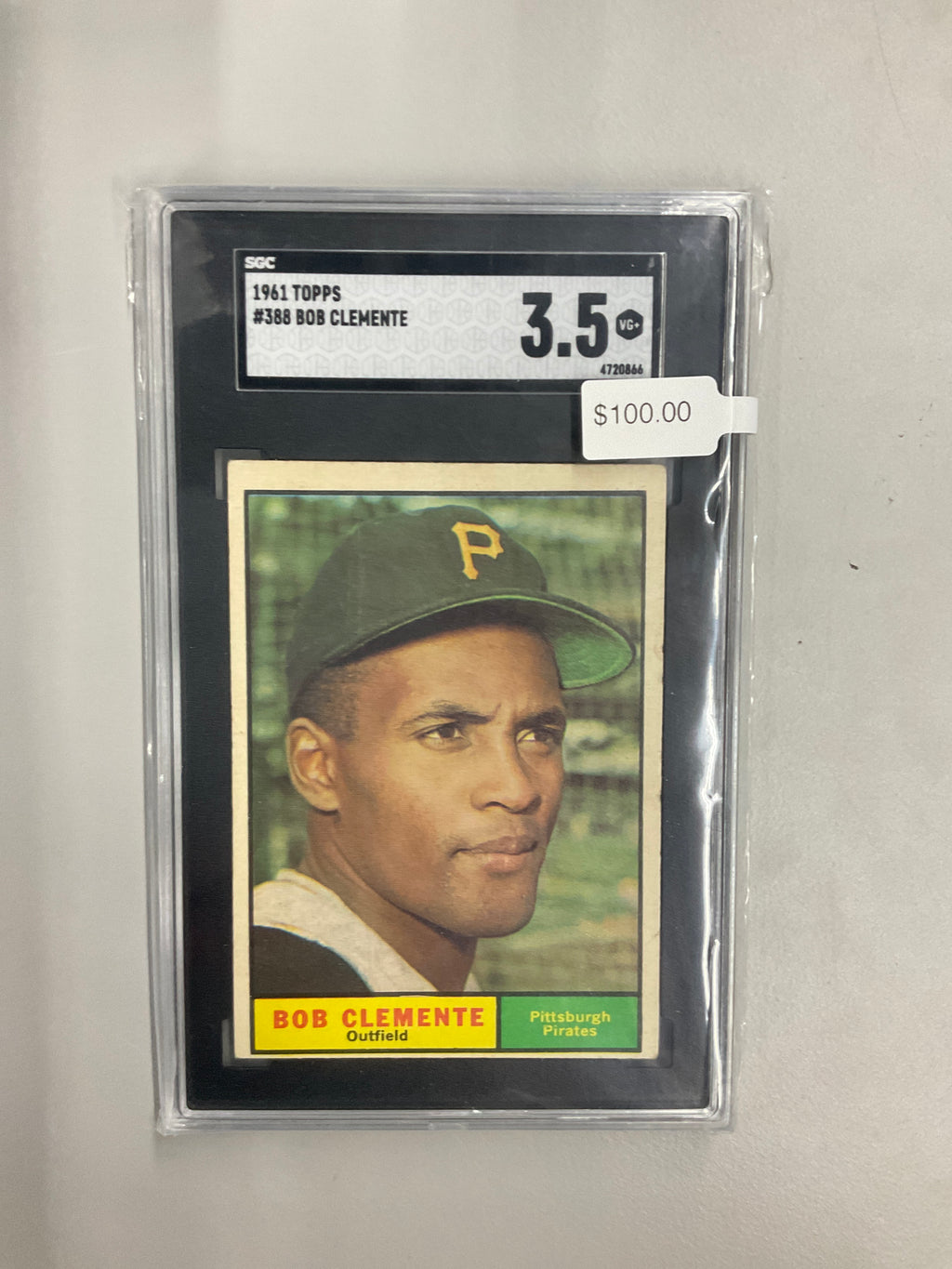 1961 Topps #388 Bob Clemente SGC 3.5 Pirates