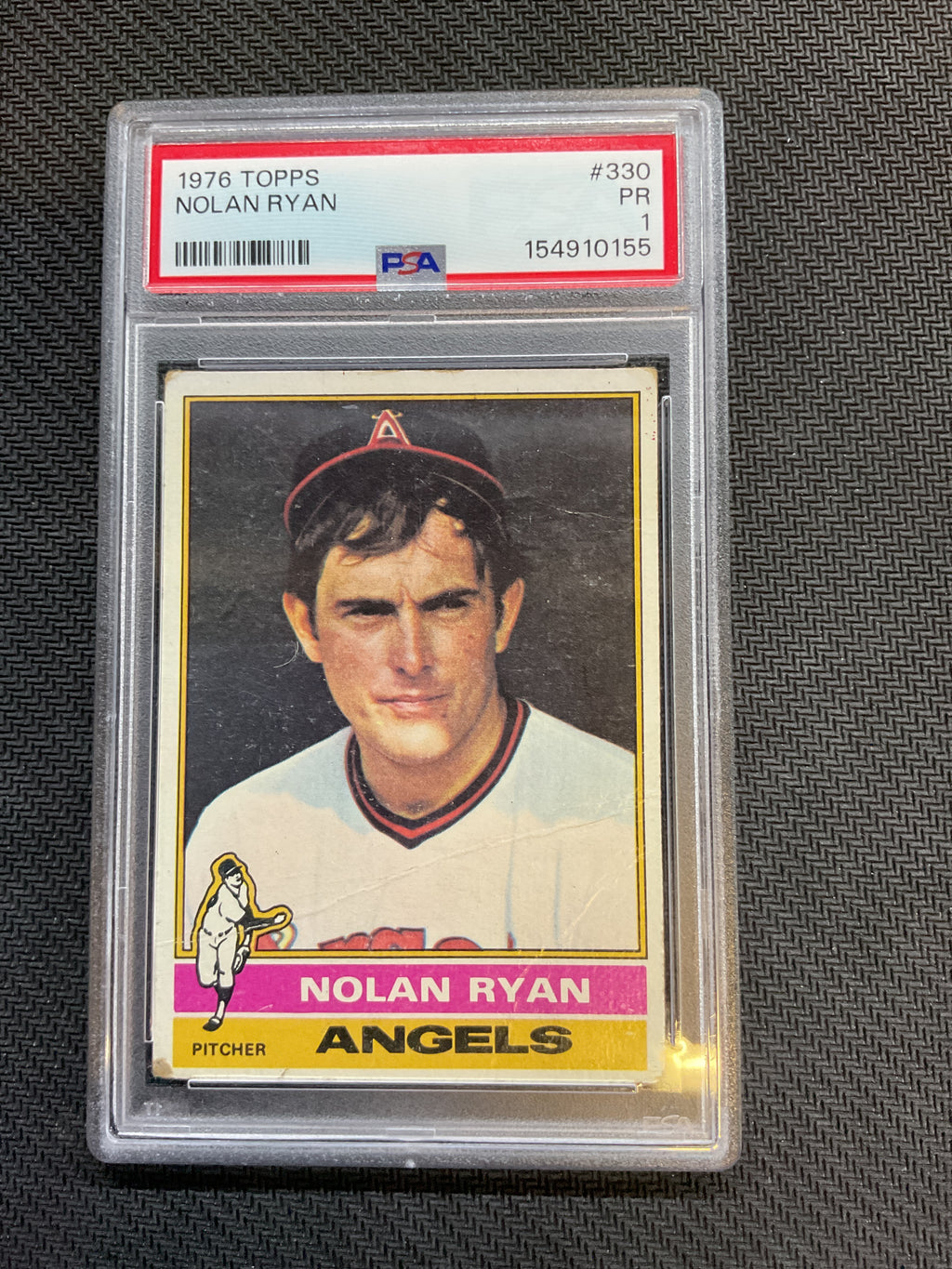 1976 Topps #330 Nolan Ryan Angels PSA 1 155