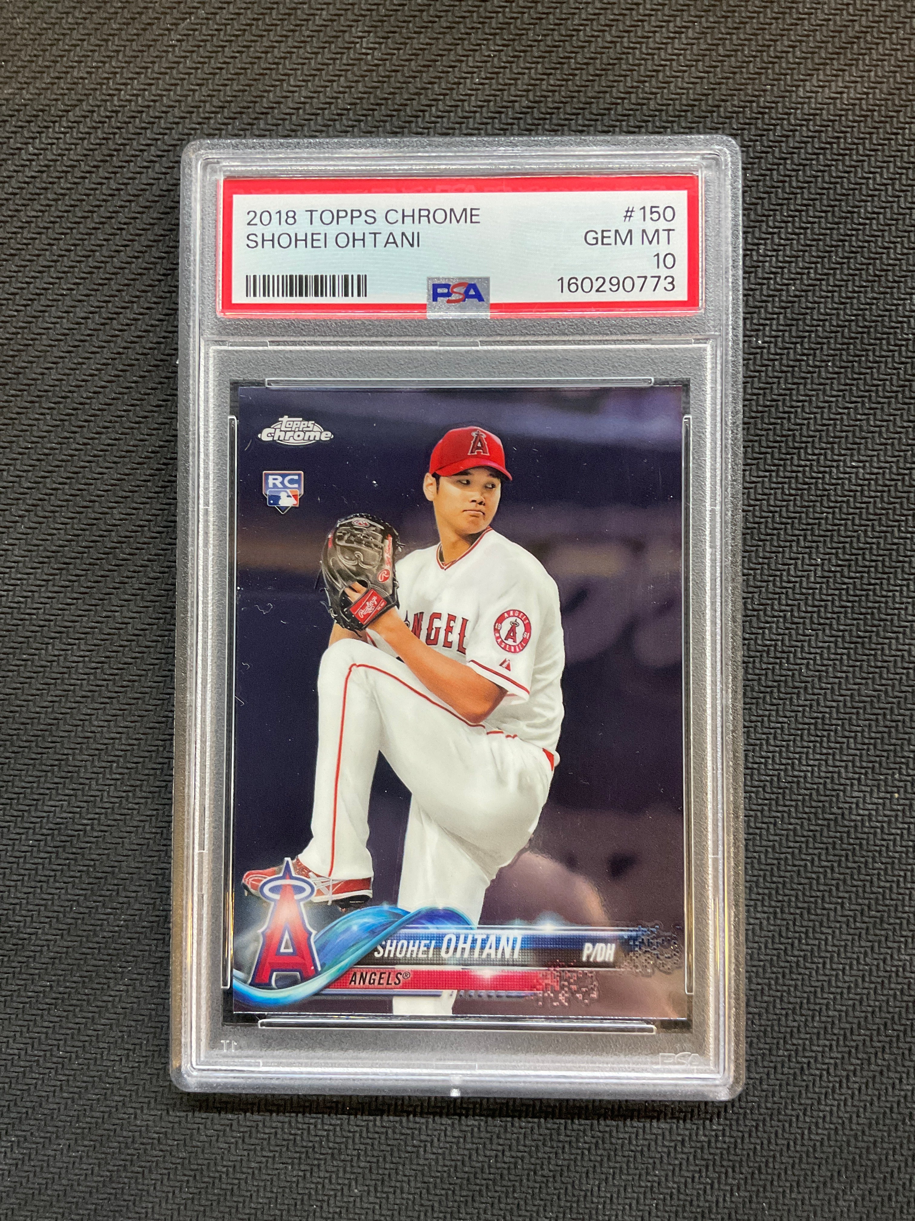 2015 Topps Chrome #150 Shohei Ohtani Rookie PSA 10 Pitching 773