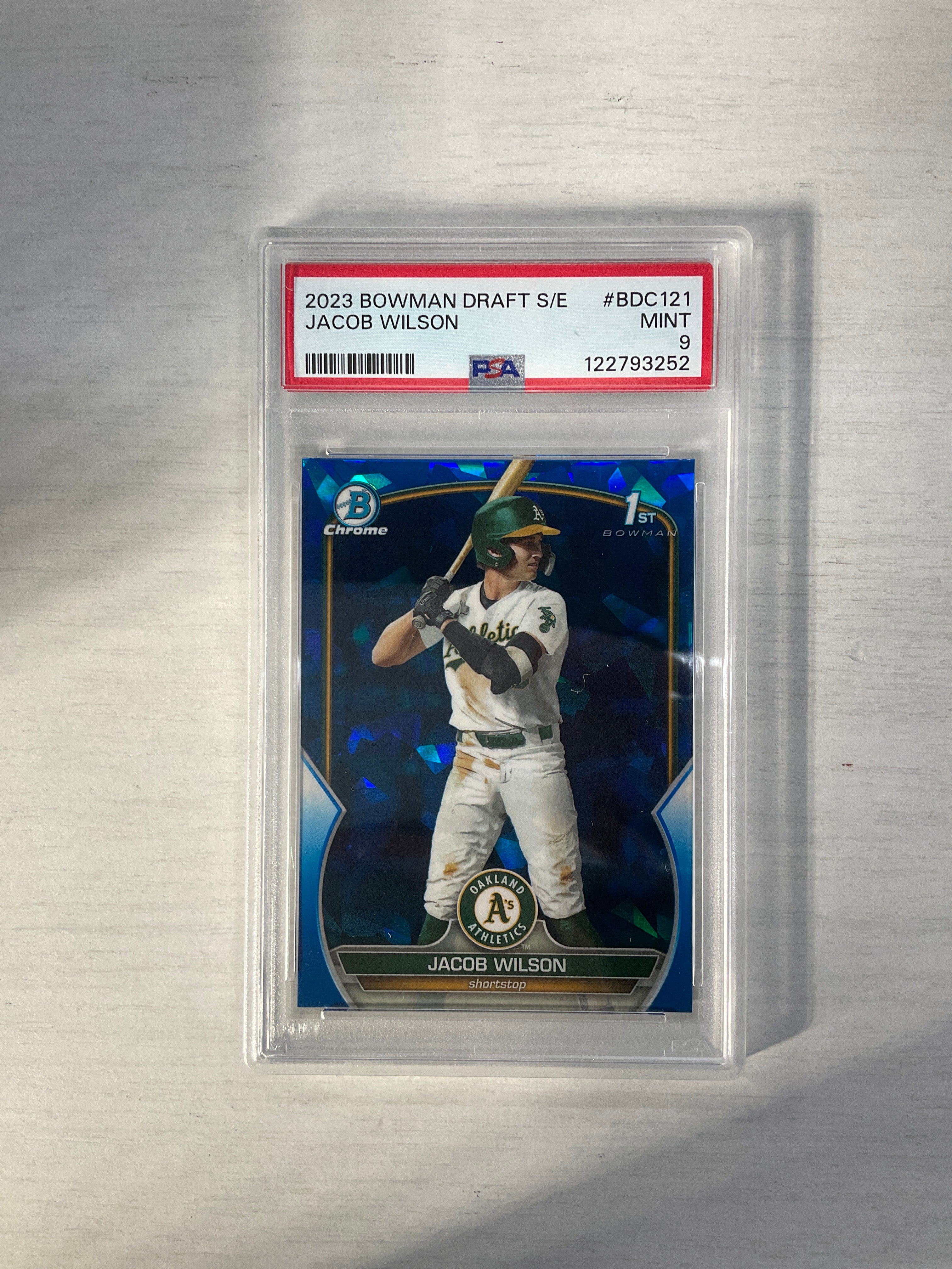 2023 Bowman Draft Sapphire Jacob Wilson PSA 9