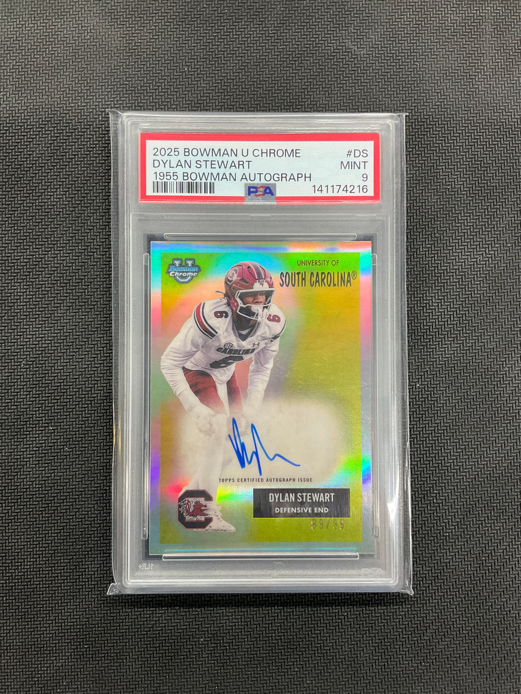 2025 Bowman U Chrome Dylan Stewart Auto 55 PSA 9 /99