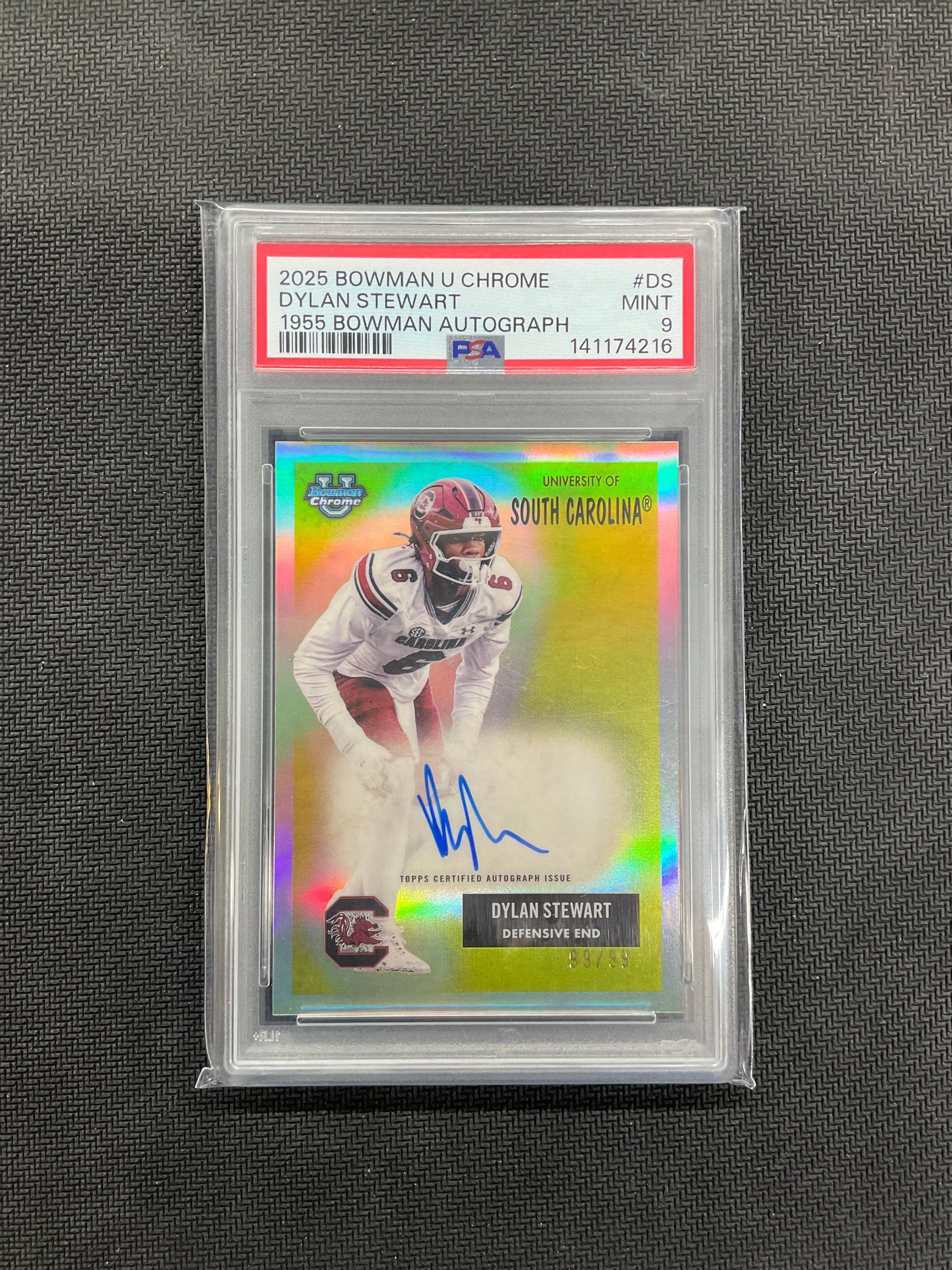 2025 Bowman U Chrome Dylan Stewart Auto 55 PSA 9 /99