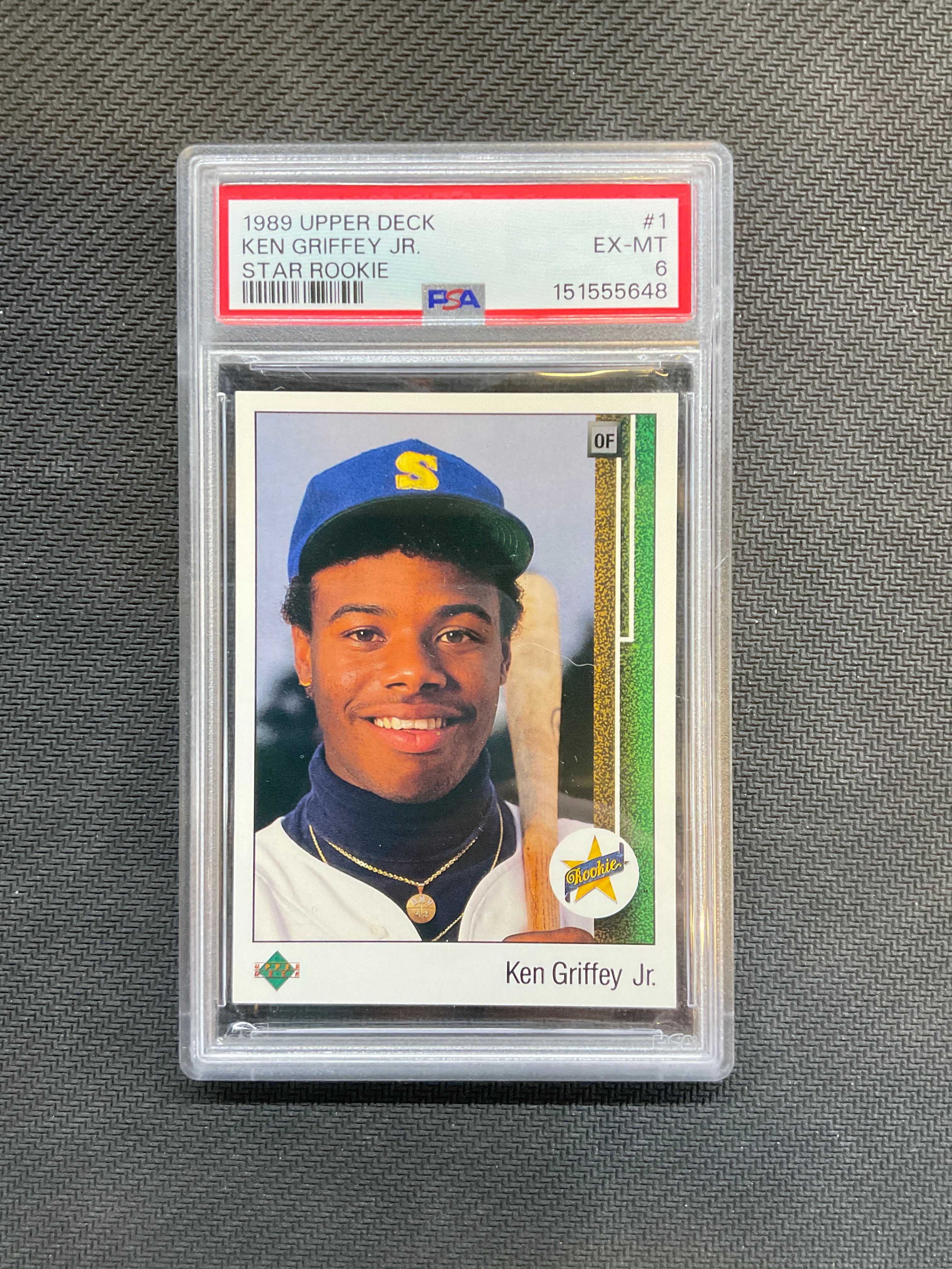 1989 Upper Deck Ken Griffey Jr. PSA 6 Star Rookie 648