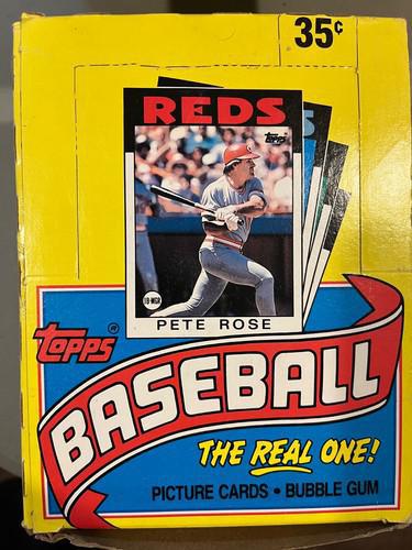 1986 Topps Baseball BCE Sealed Box