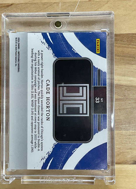 2024 Panini Impeccable Cade Horton Bar /25 Cubs