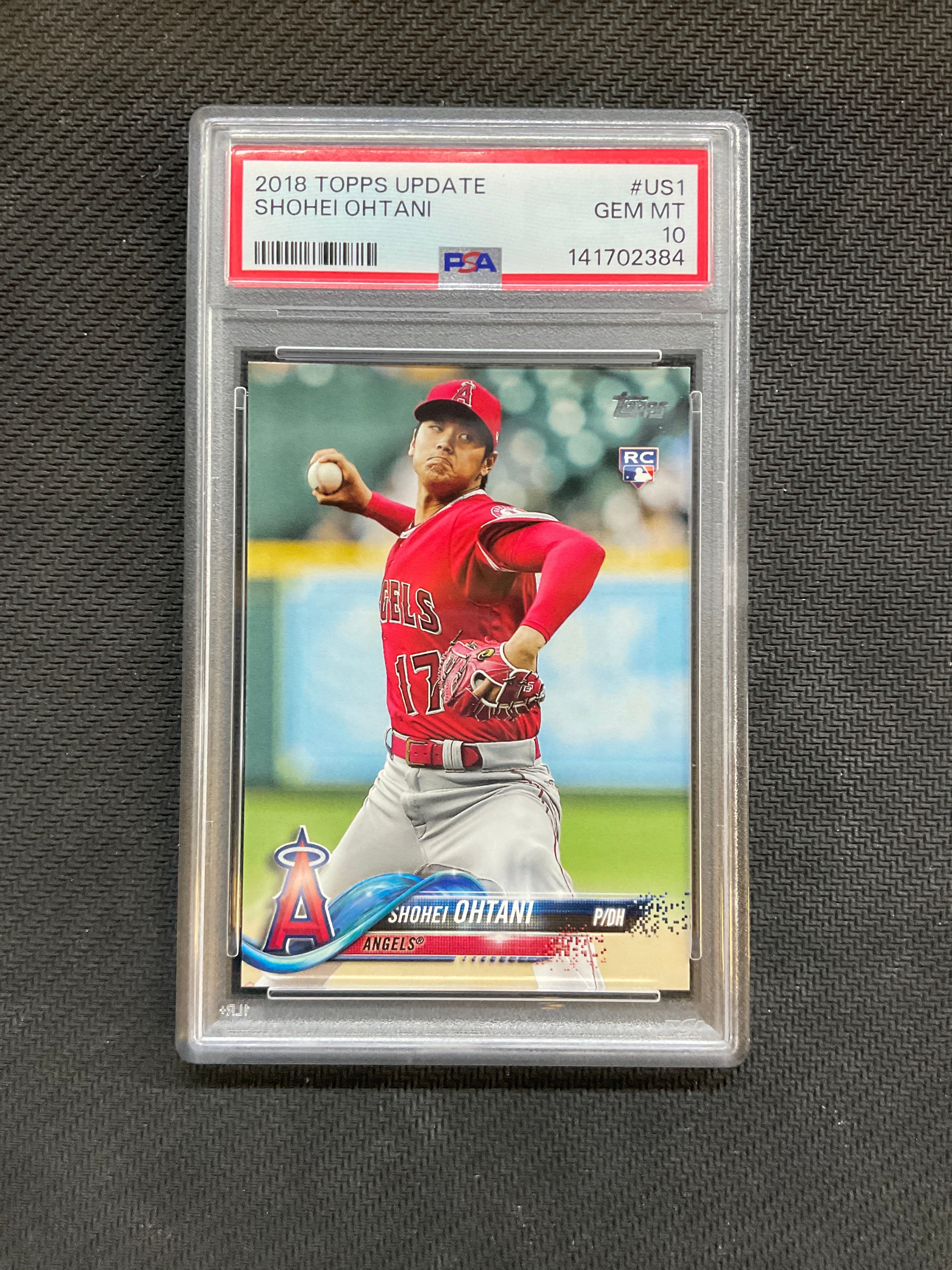2018 Topps Update Shohei Ohtani Rookie #US1 PSA 10 384