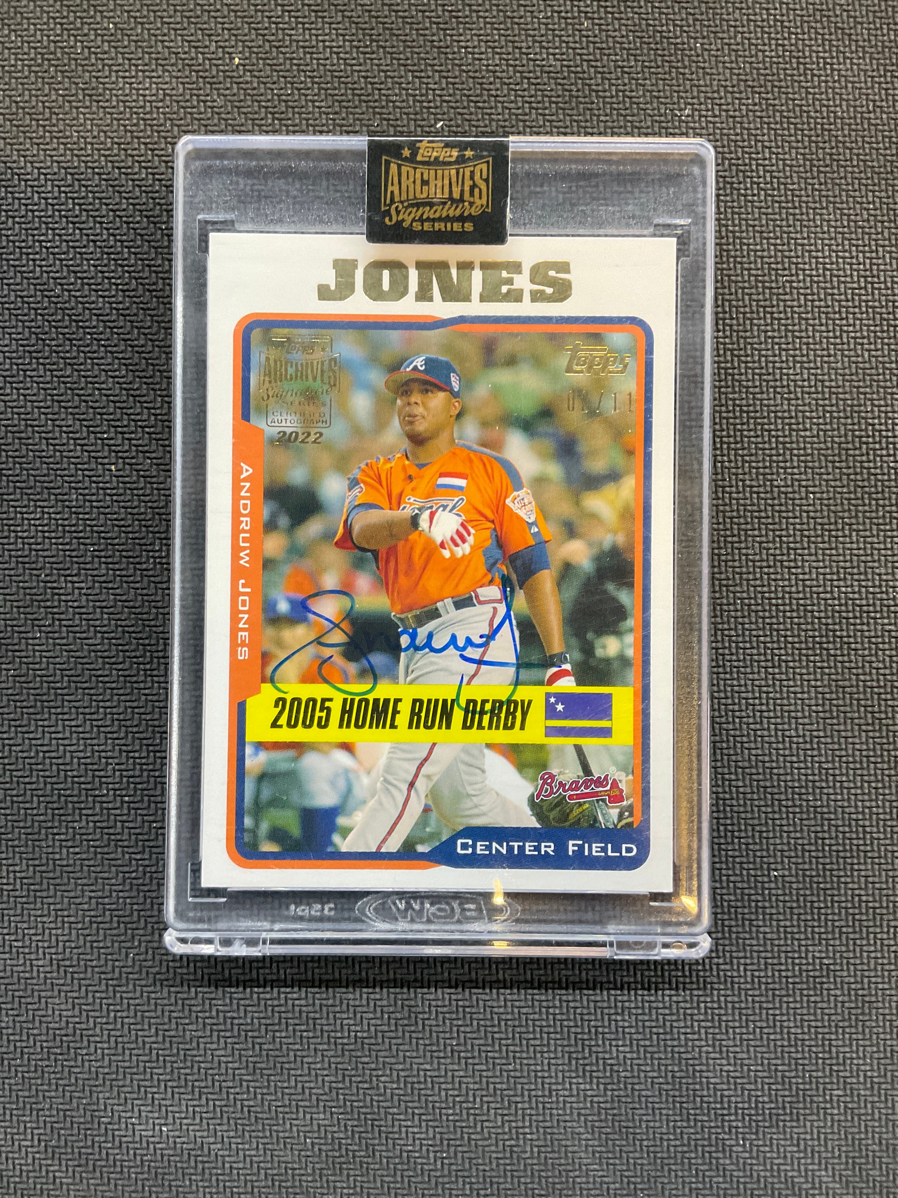 2022 Topps Archives Signatures Series Andruw Jones Auto /11 Braves