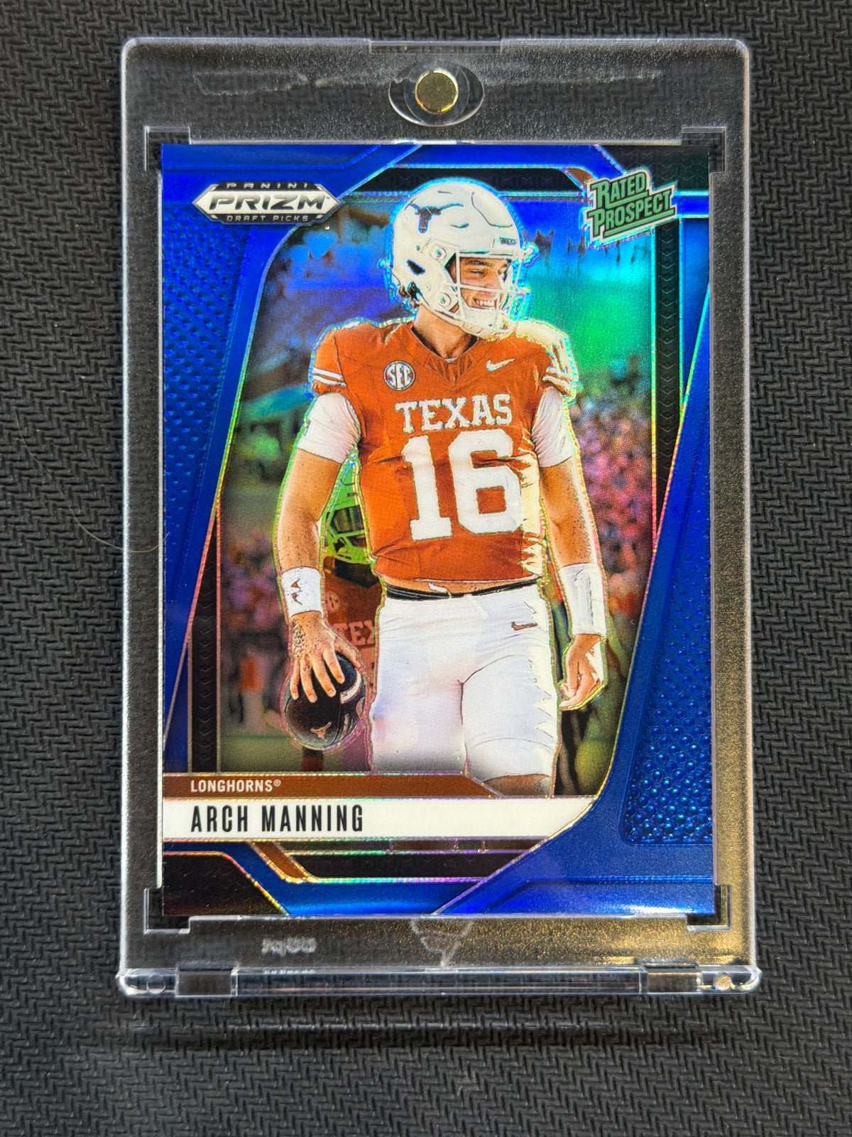 2025 Prizm Draft Picks Arch Manning Blue Prizm /249 #166 Texas