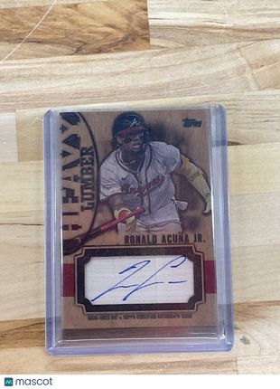 2024 Topps Ronald Acuna Jr Heavy Lumber Auto /25