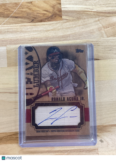 2024 Topps Ronald Acuna Jr Heavy Lumber Auto /25