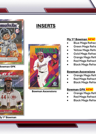 2024 BOWMAN CHROME MEGA BOX BASEBALL