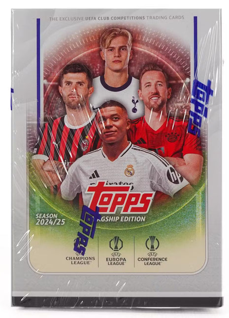 2024/25 Topps UEFA Club Competitions Soccer 7-Pack Blaster Box