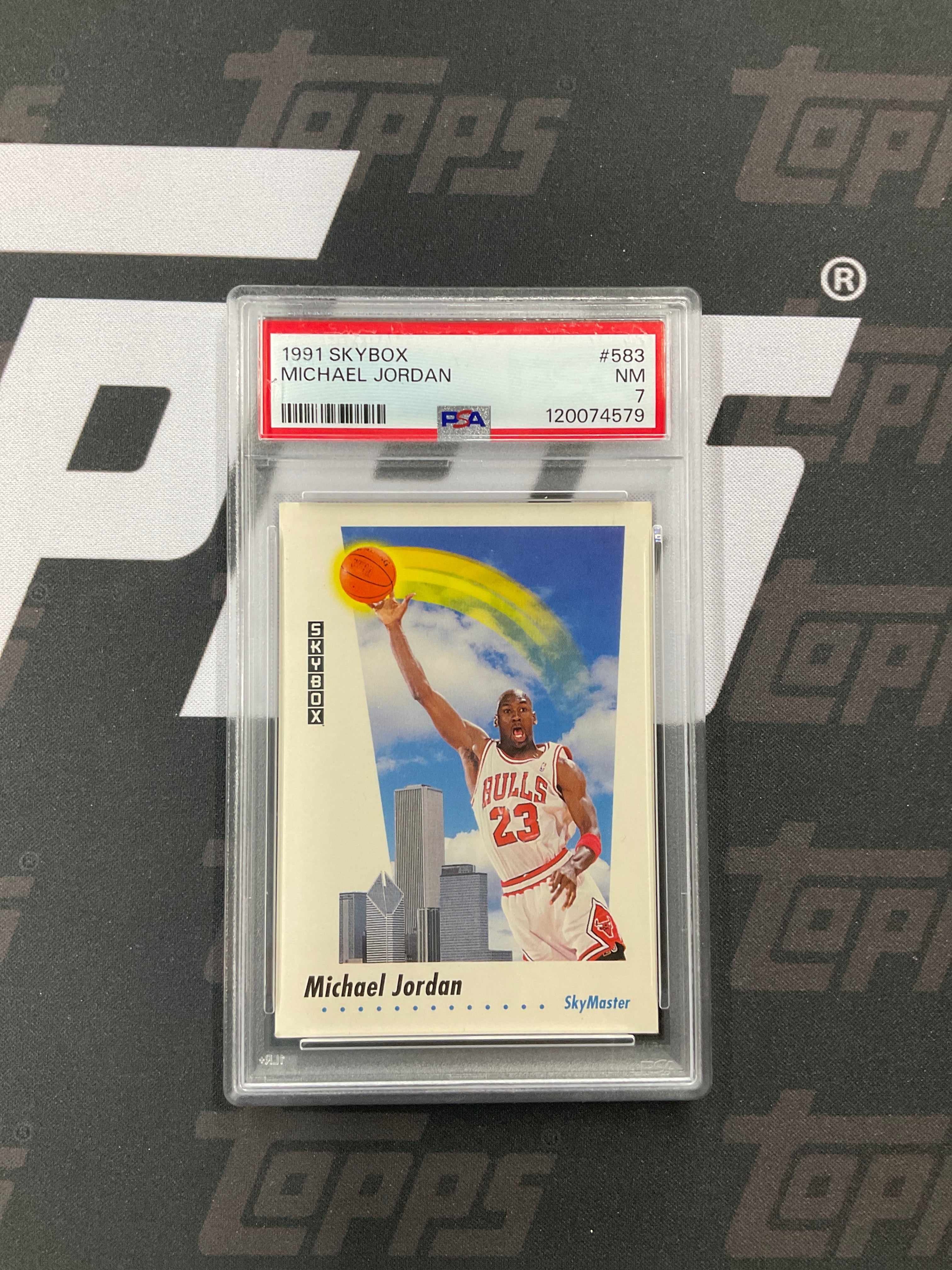 1991 Skybox Michael Jordan #583 PSA 7 Bulls