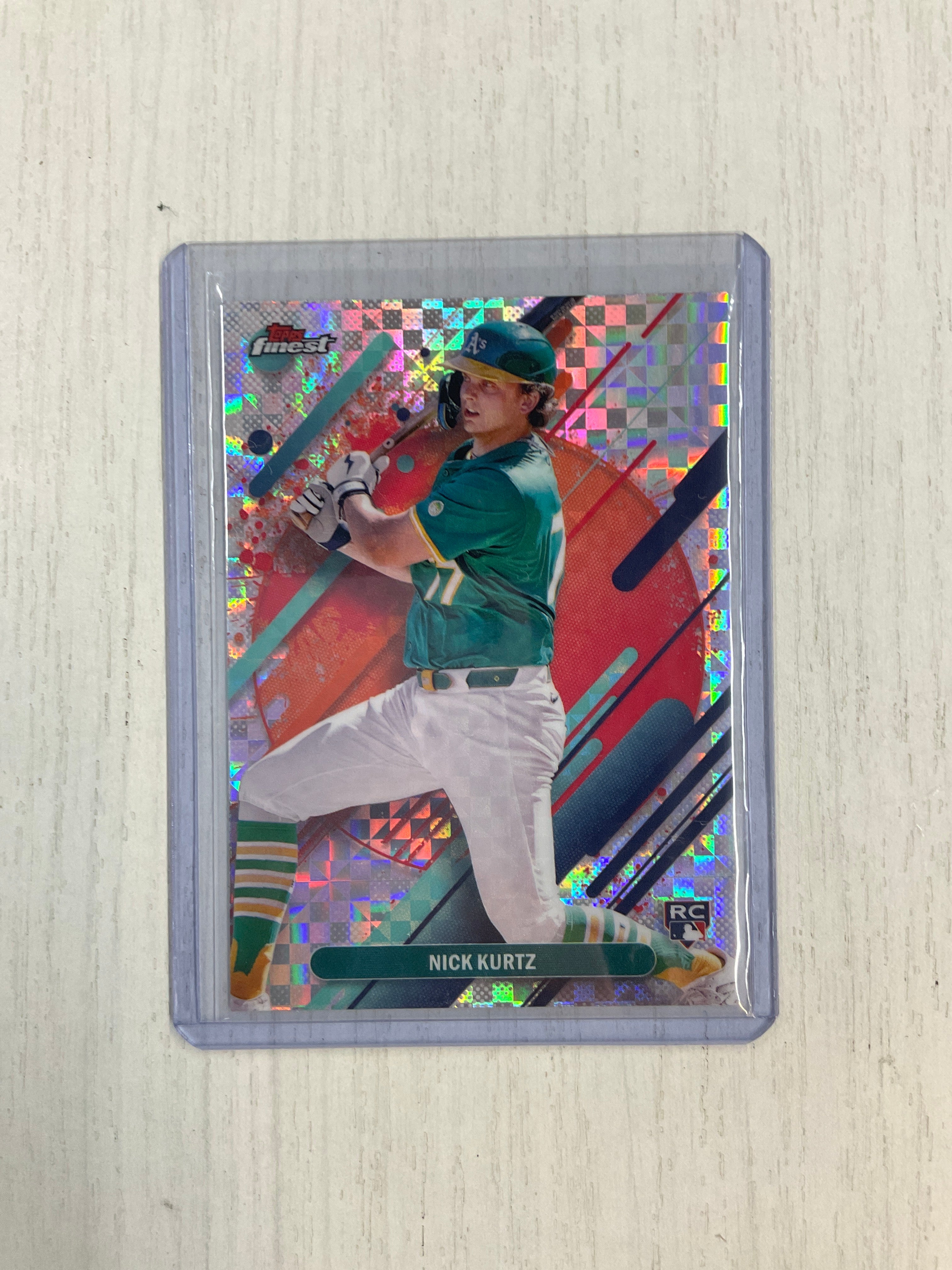 2025 Topps Finest Nick Kurtz Rare Rookie XFractor