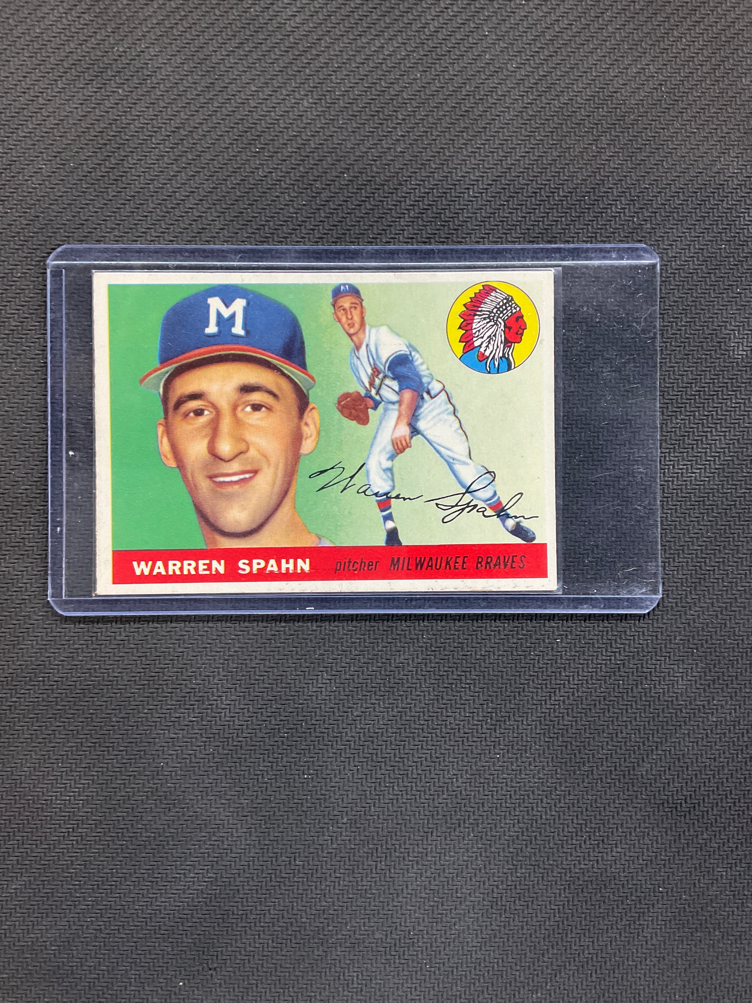 1955 Topps Warren Spahn Braves