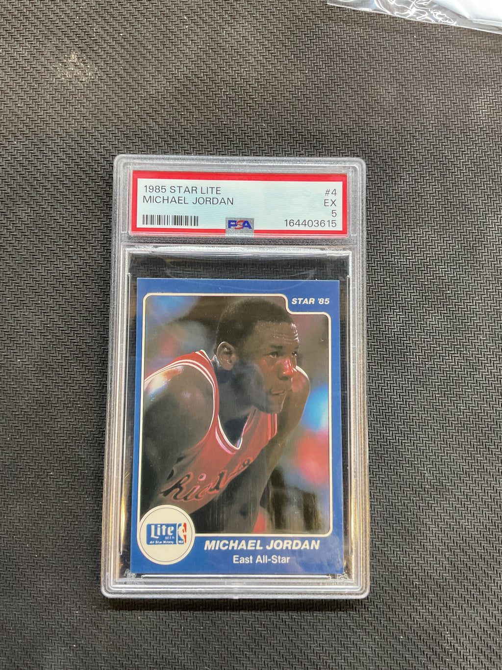 1985 Star Lite Michael Jordan Rookie PSA 5 Bulls