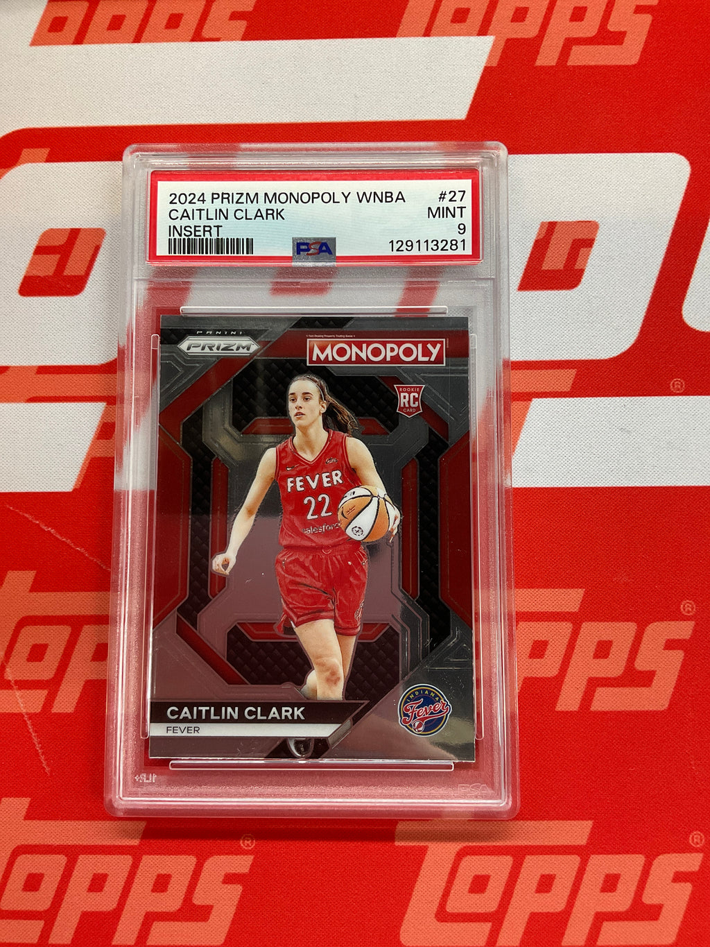 2024 Prizm WNBA Caitlin Clark Insert PSA 9 Rookie