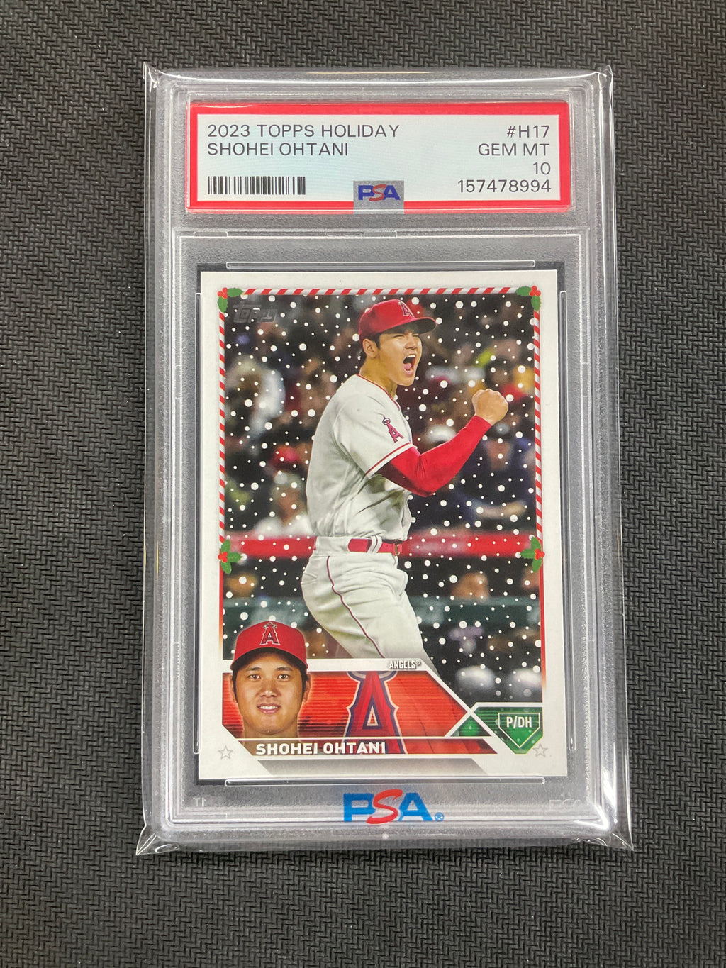 2023 Topps Holiday Shohei Ohtani #H17 PSA 10 Angels