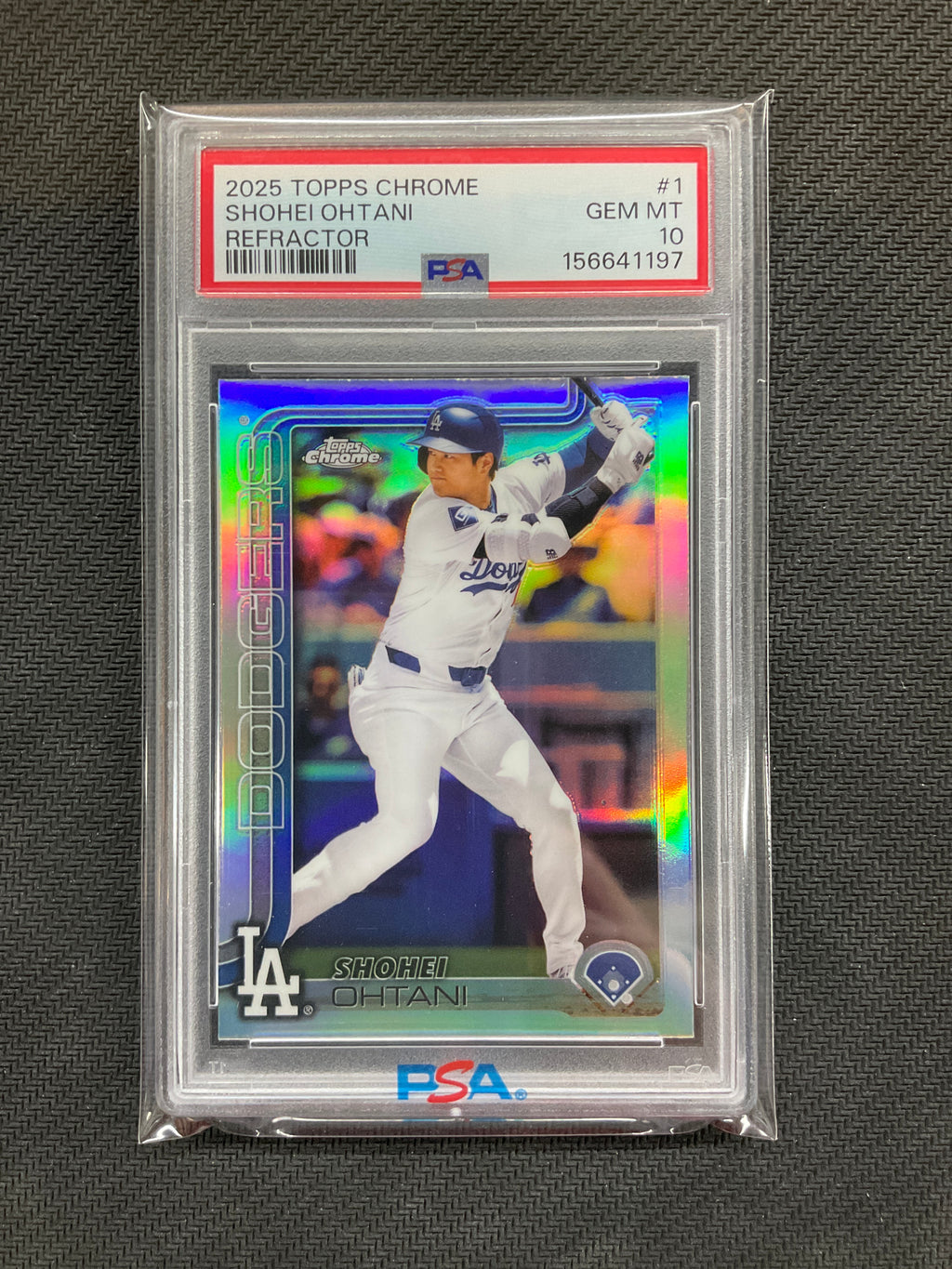2025 Topps Chrome Shohei Ohtani Refractor #1 PSA 10 1197